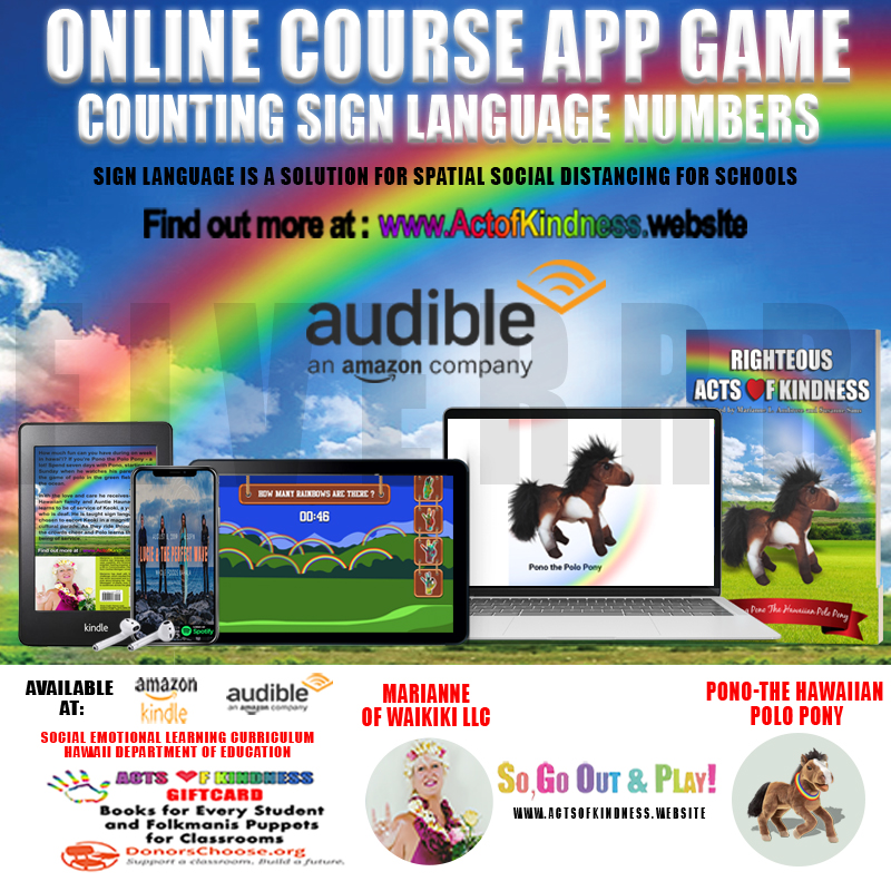 The Acts of Kindness Series on Amazon, Audible and Apple App Games 