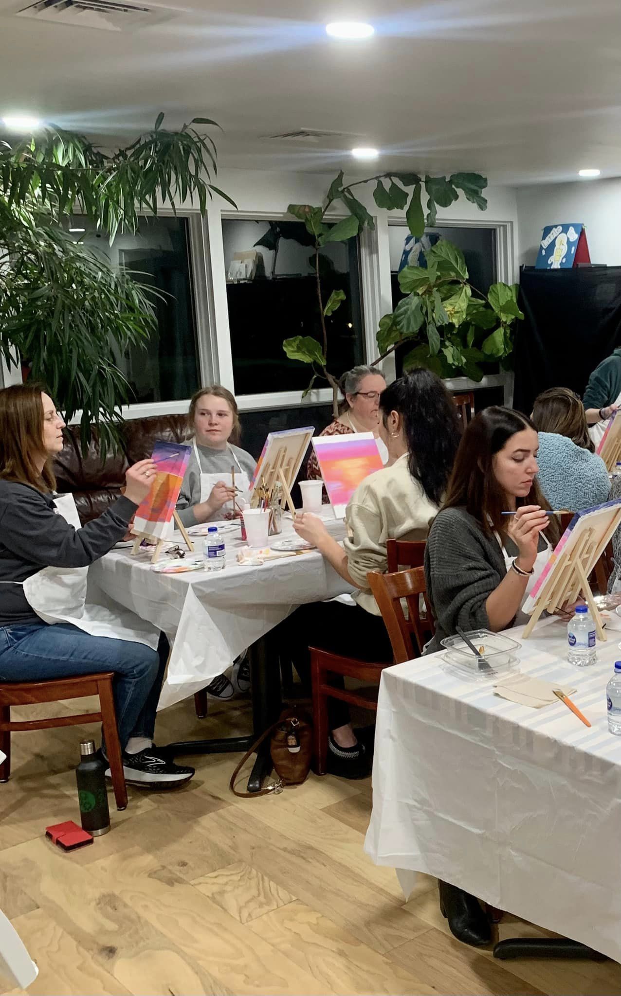 April 30: Expressive Arts Painting Night