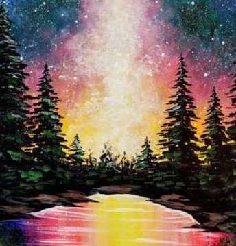 April 30: Expressive Arts Painting Night