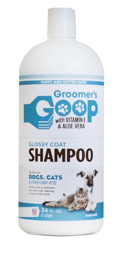 Groomer`s Goop Glossy Coat Pet Shampoo, 1000 ml - šampūnas visų tipų kailiui