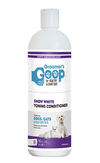 Groomer`s Goop Snow White Toning Conditioner, 473 ml - kondicionierius skirtas baltam kailiui