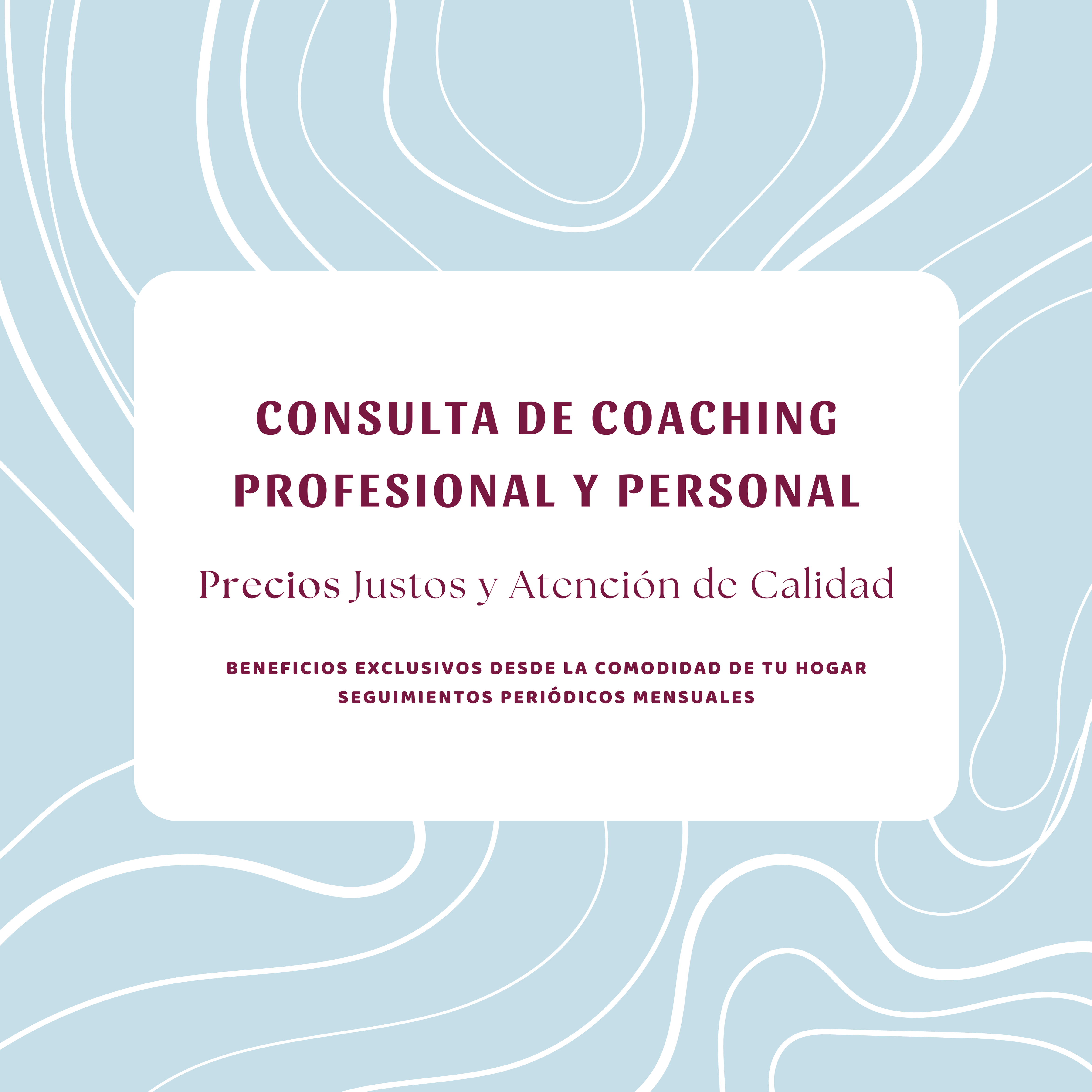 Consulta de Coaching Profesional y Personal.