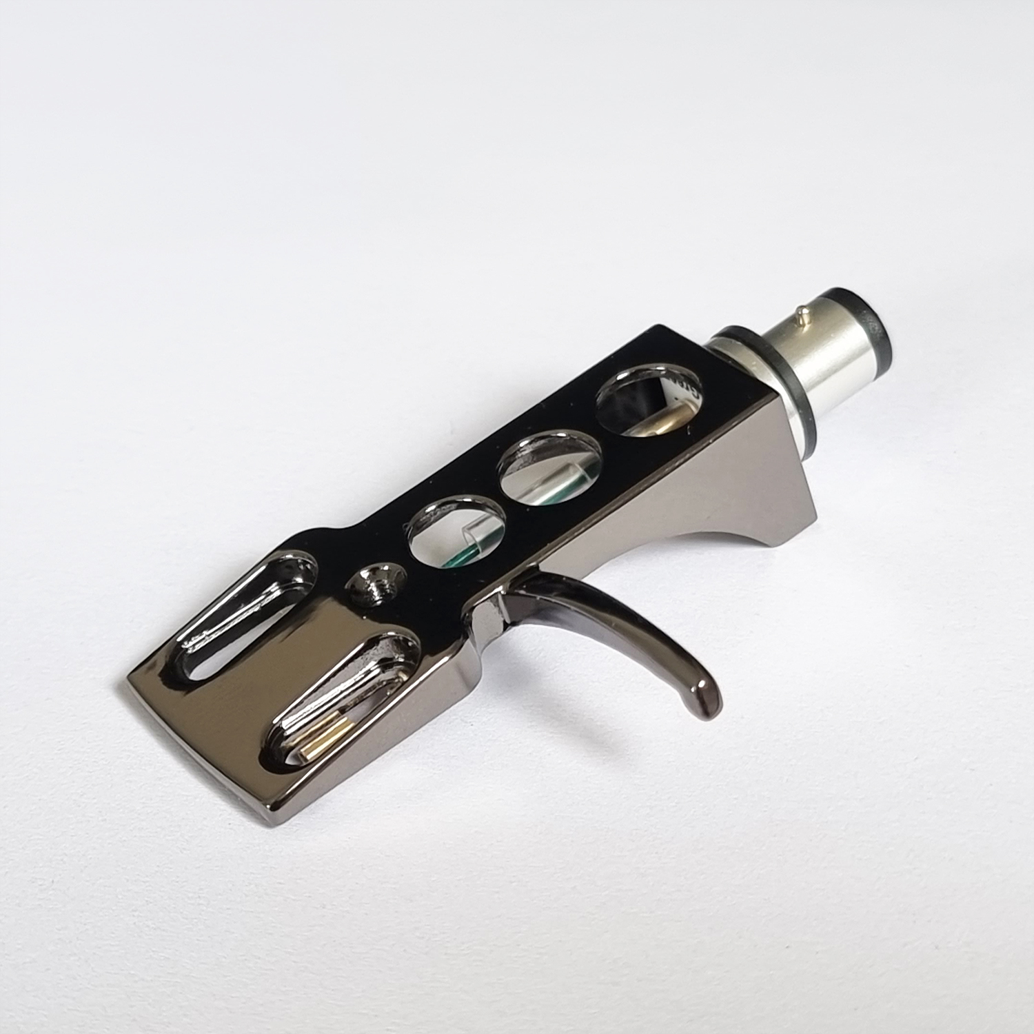 Headshell เฮดเชลยึดหัวเข็ม พร้อมสายสัญญาณ สำหรับเครื่องเล่นแผ่นเสียง