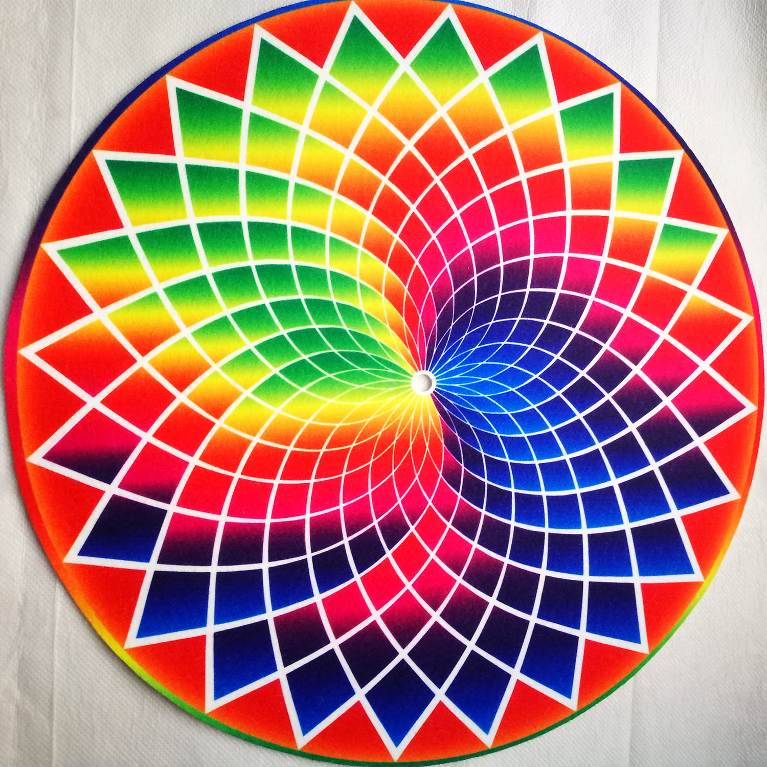 แผ่นรองแผ่นเสียง Turntable Felt Slipmat 12" LP vinyl record