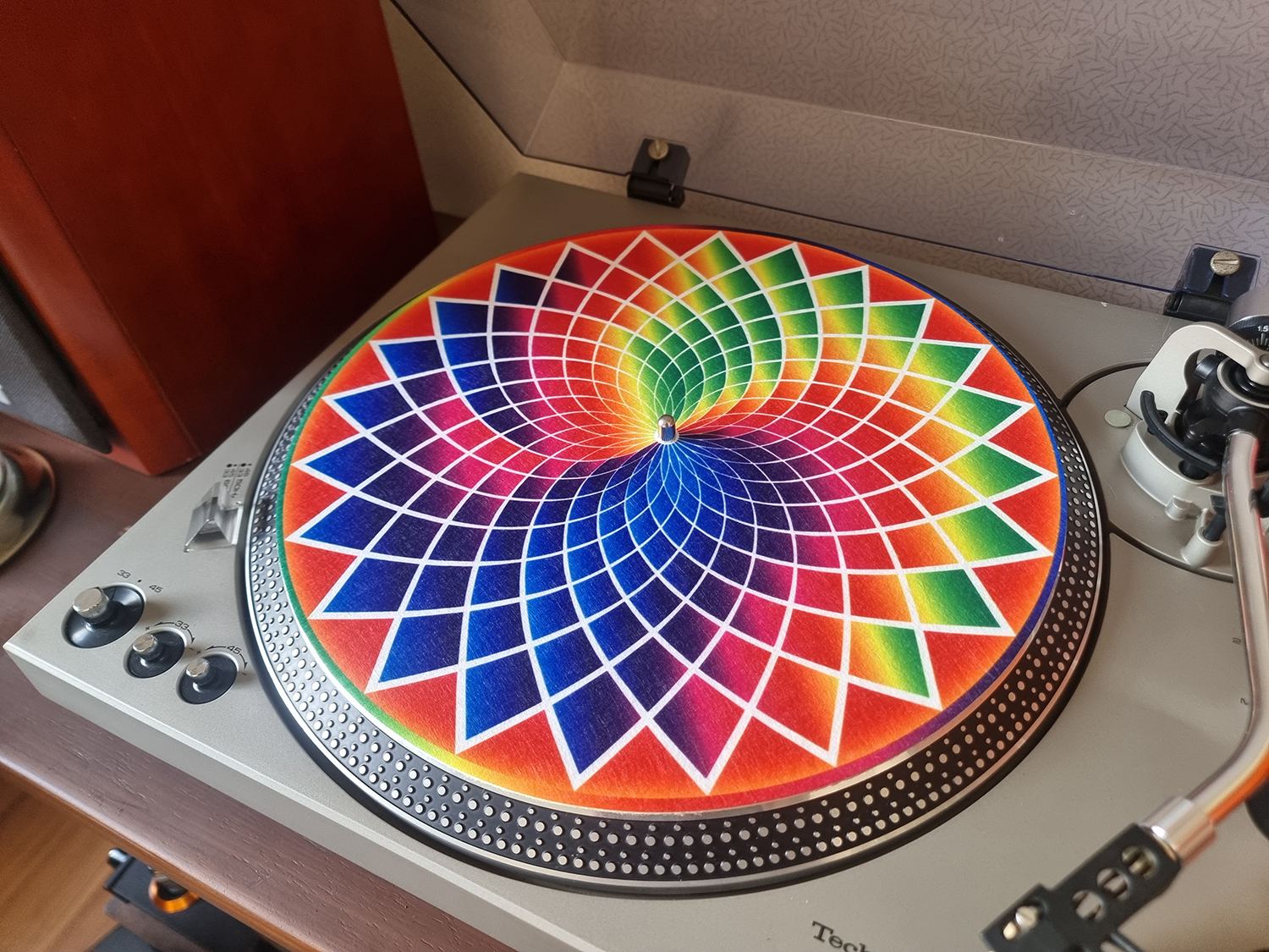 แผ่นรองแผ่นเสียง Turntable Felt Slipmat 12" LP vinyl record