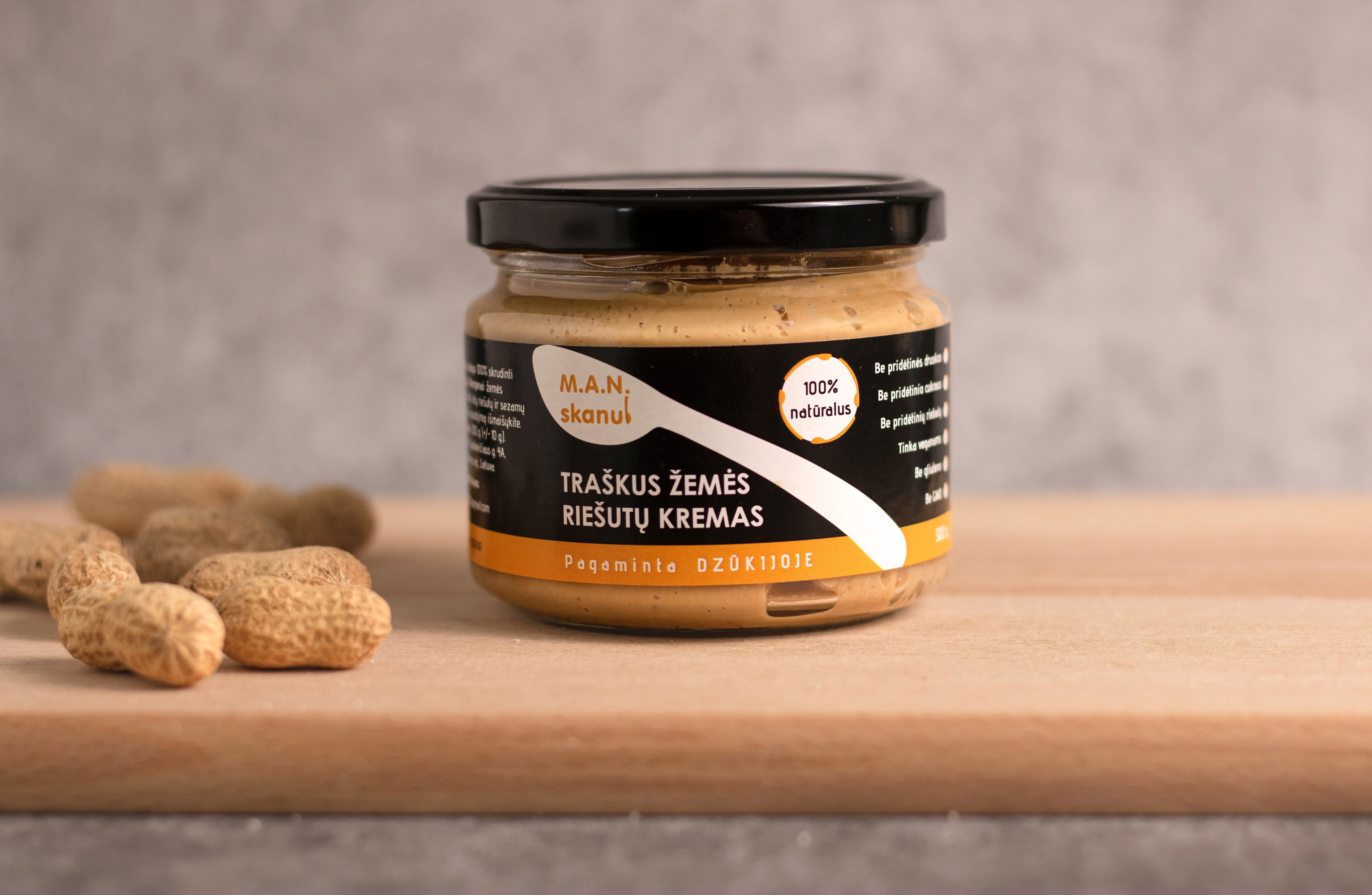 Traškus žemės riešutų kremas