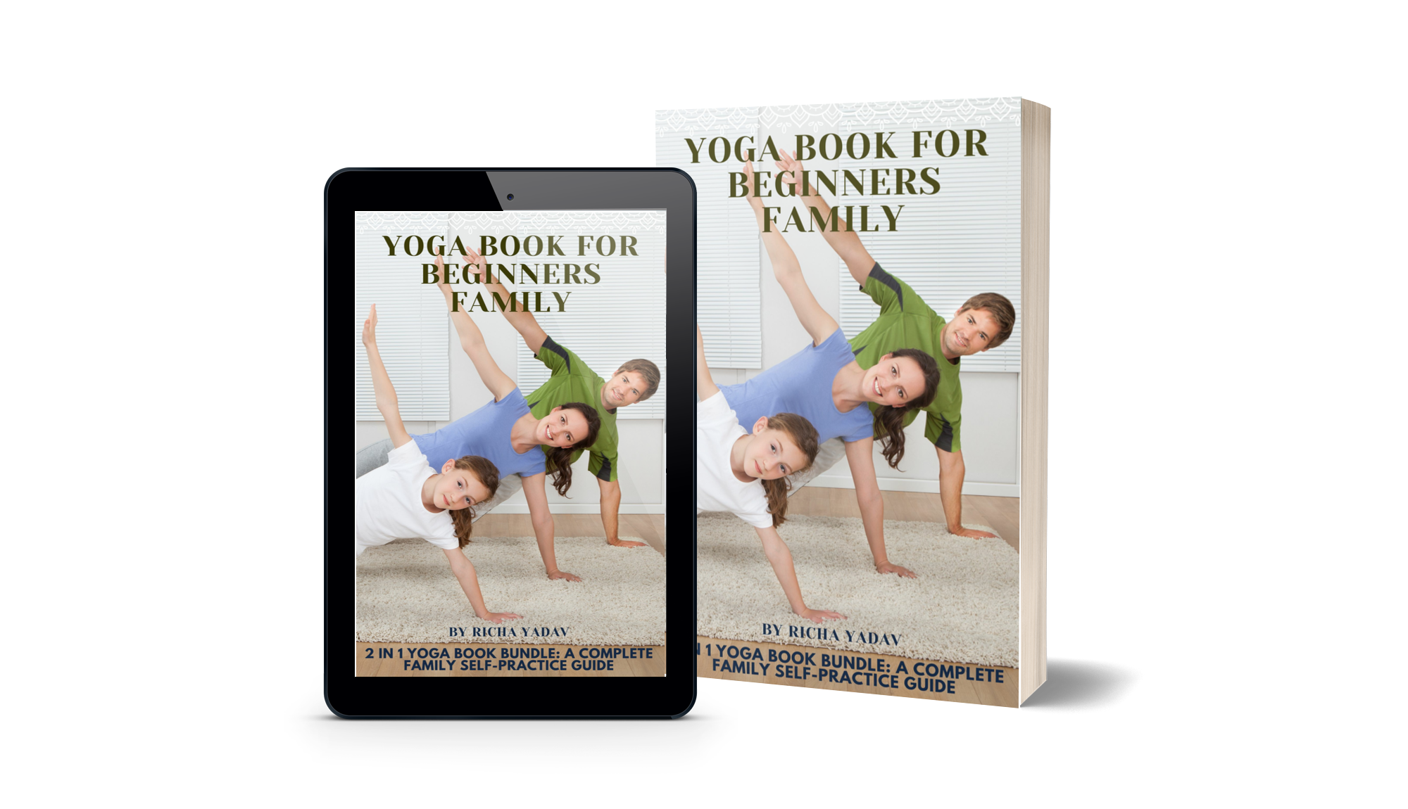 Yoga Book For Beginners Family (E-book)