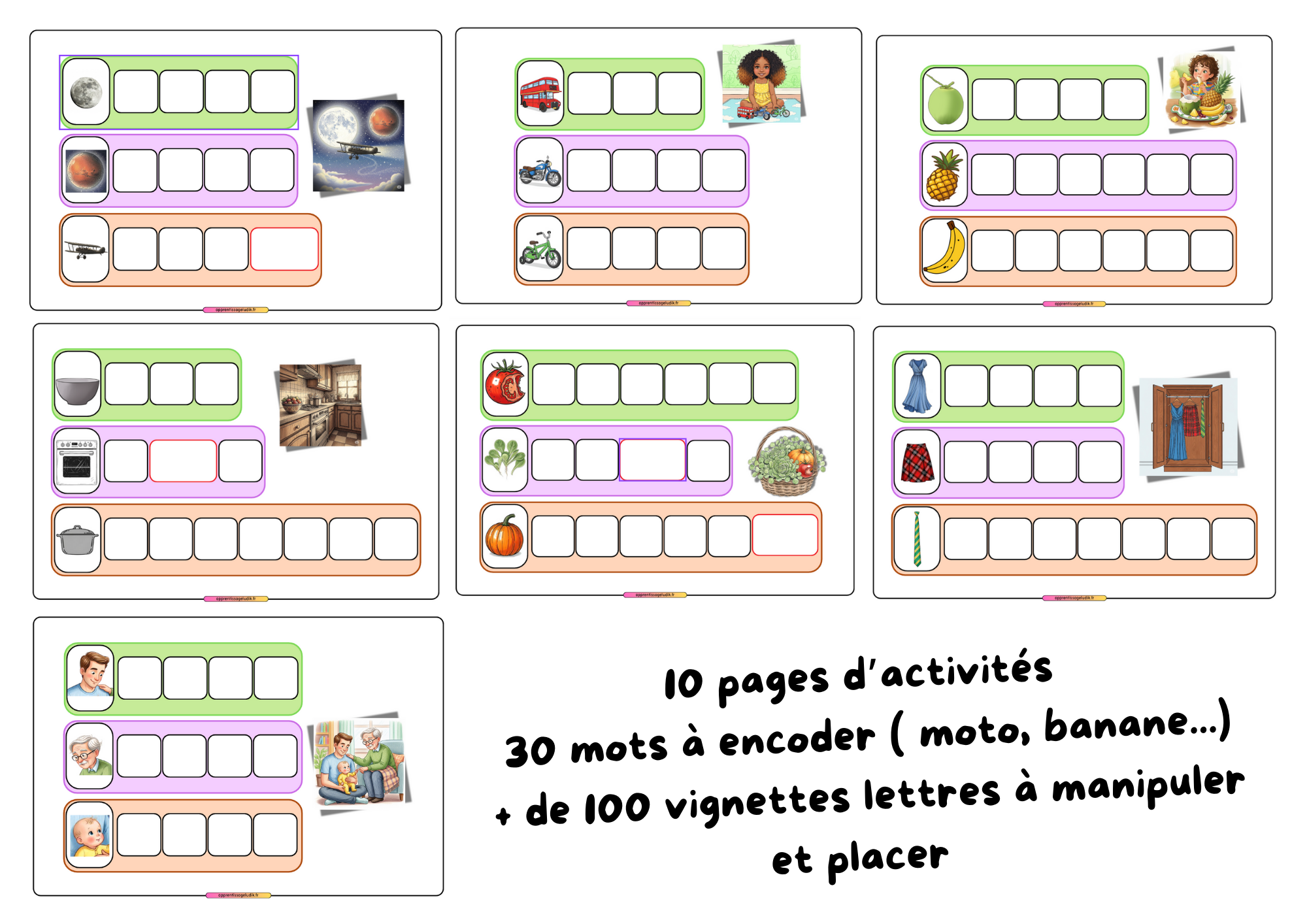 J'encode mes premiers mots 