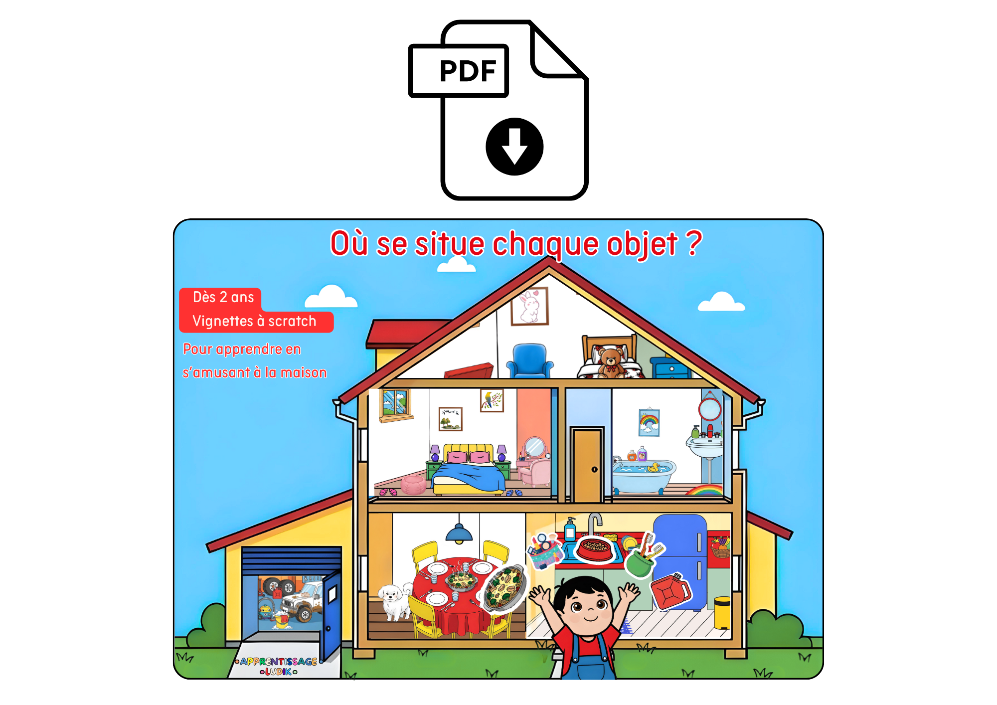 🏡 Où se situe chaque objet ?