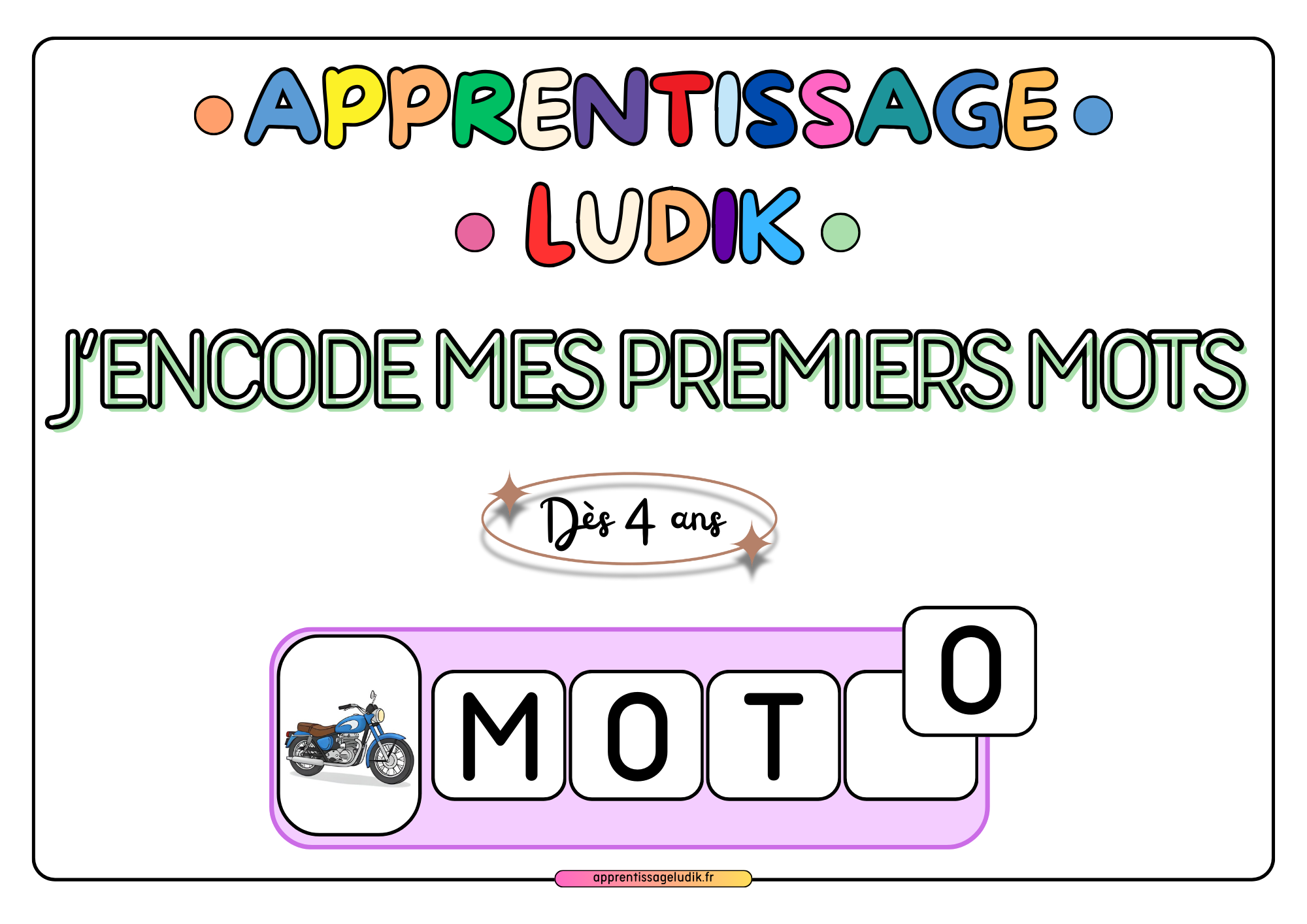 J'encode mes premiers mots 