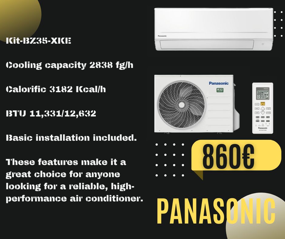 The Panasonic air conditioning  Kit-BZ35-XKE