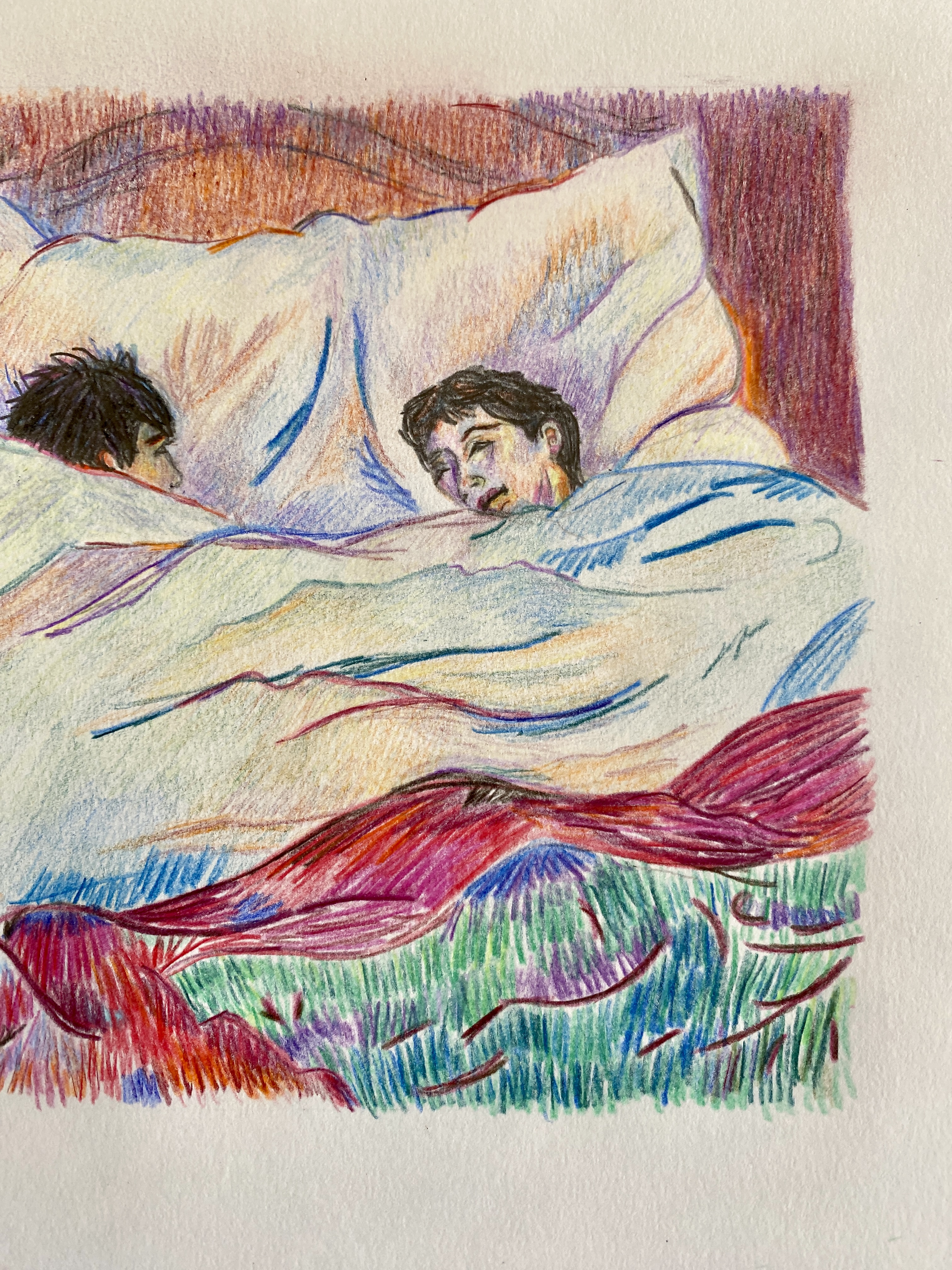 Pareja apoyada en almohadas (Toulouse-Lautrec)