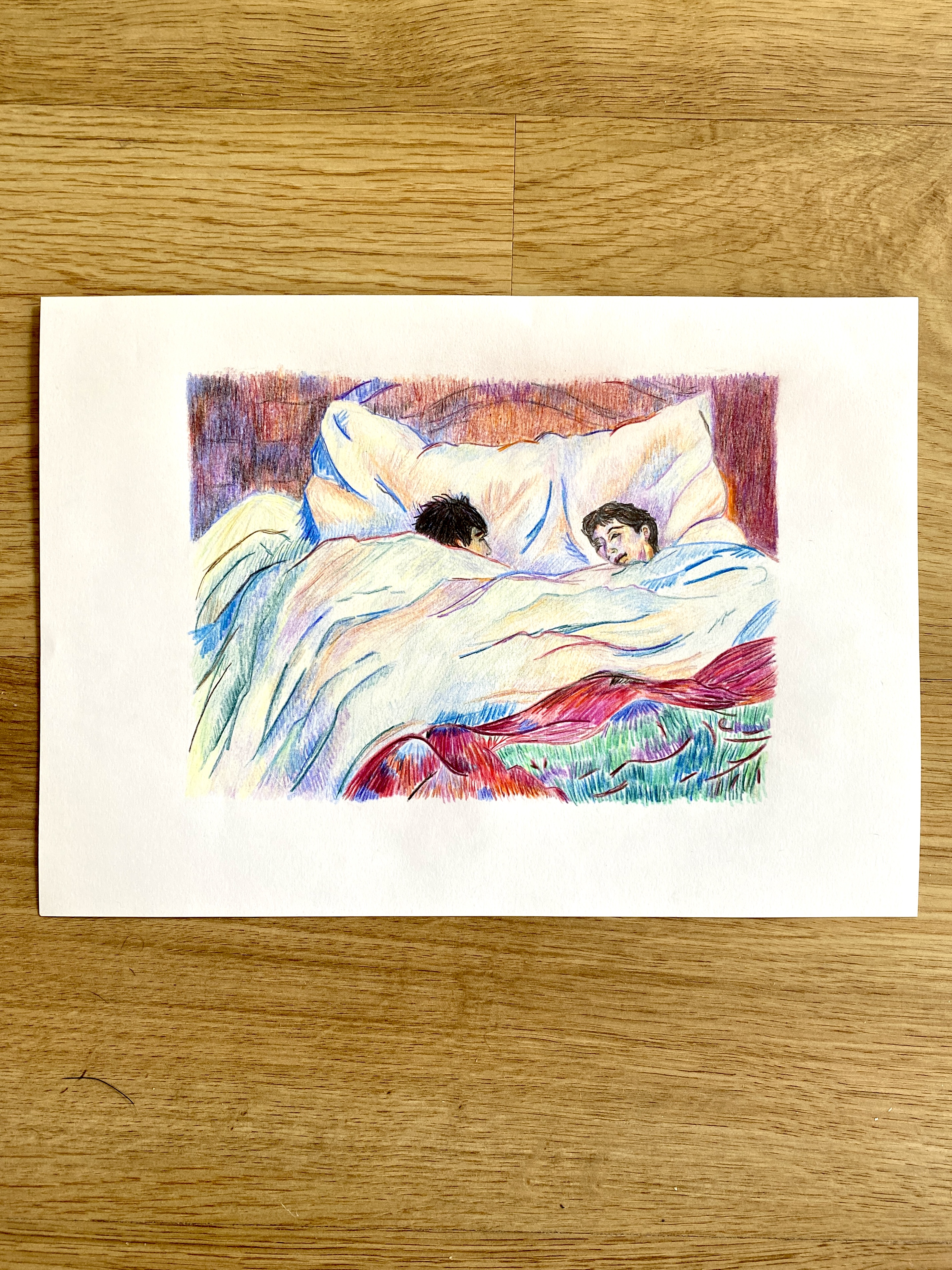 Pareja apoyada en almohadas (Toulouse-Lautrec)