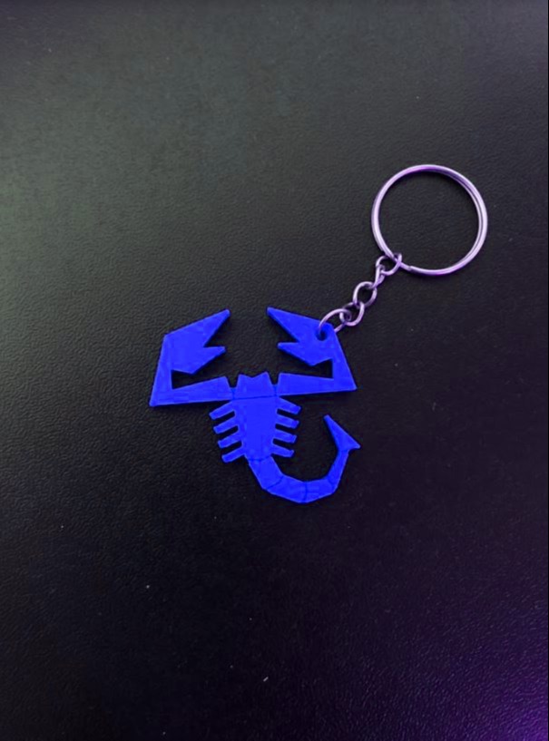 Porte clés Scorpion ABARTH 500 / 595 / 695 Fabriqué en France