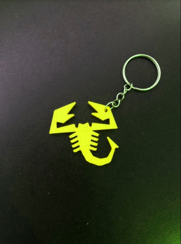 Porte clés Scorpion ABARTH 500 / 595 / 695 Fabriqué en France