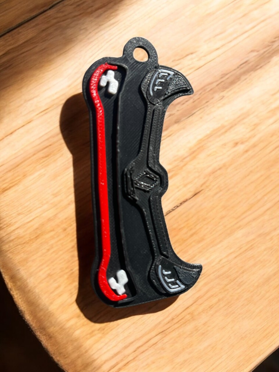 Porte clé face avant Clio 4 RS