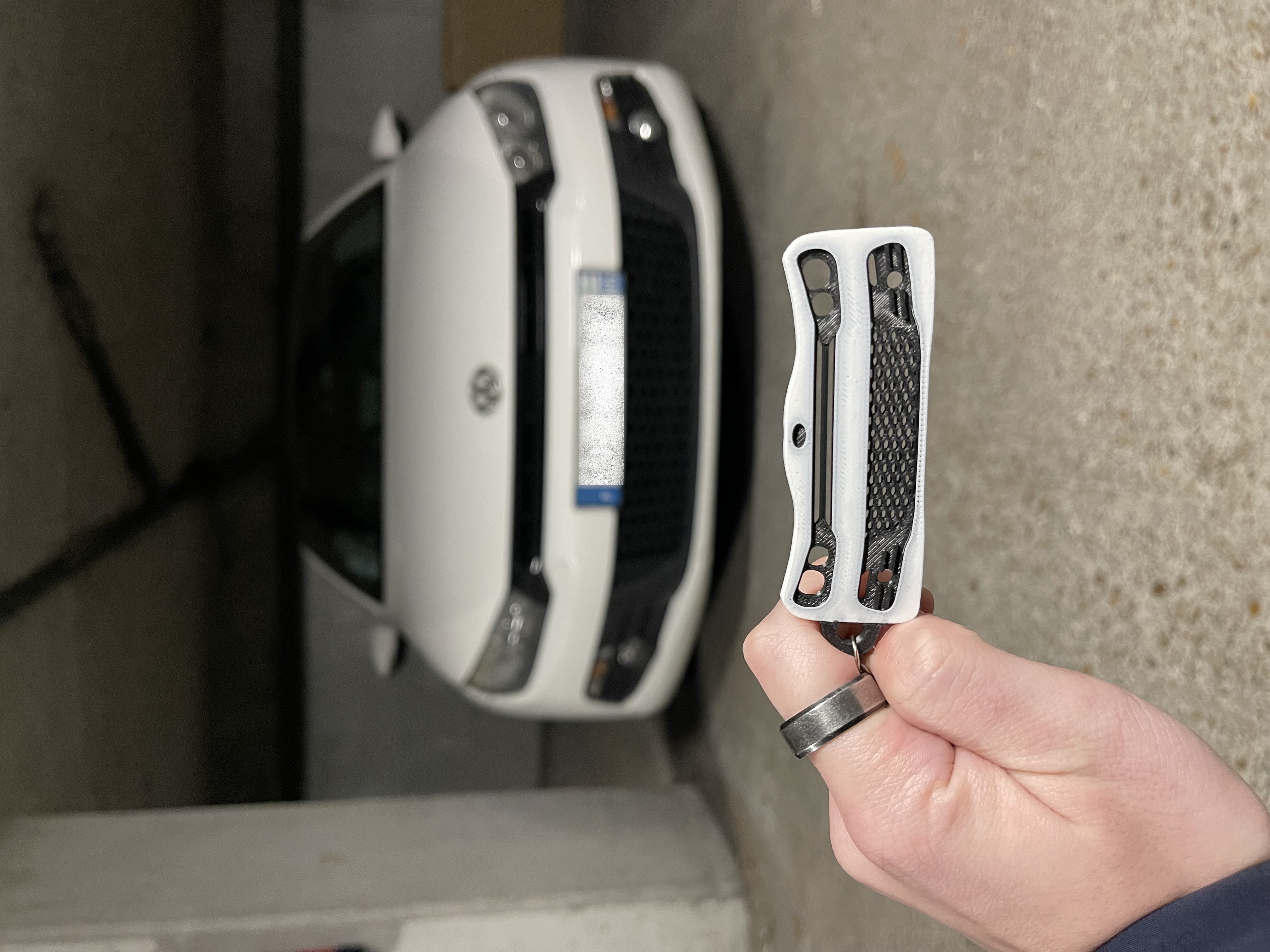 Porte clé face avant Volkswagen Scirocco