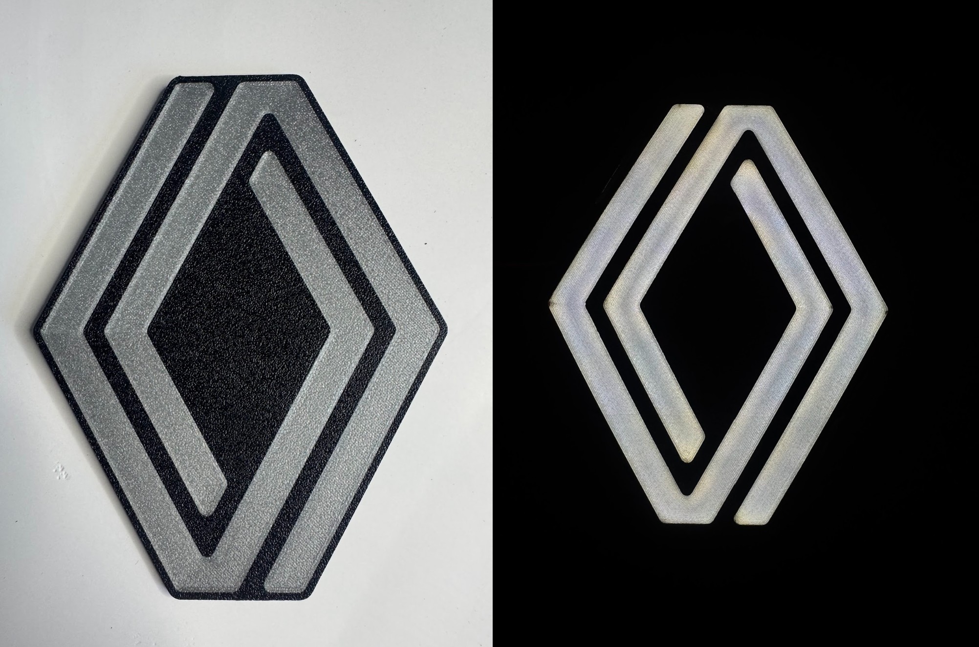 New logo arrière (lumineux ou non) Espace 5 / Espace V