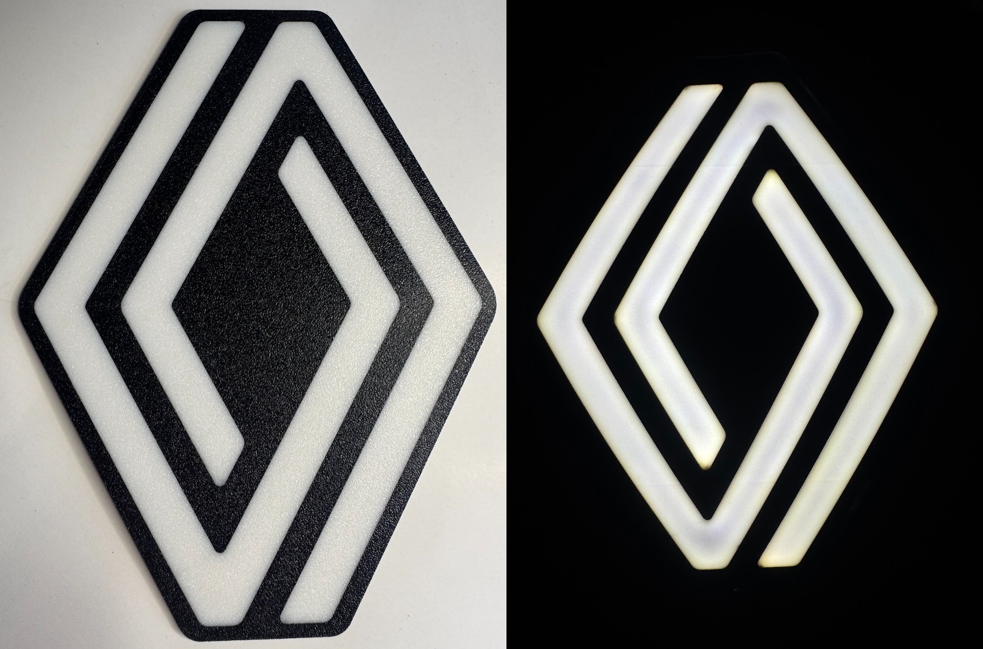 New logo avant (lumineux ou non) Scénic 3 Phase 3/ Grand Scénic Phase 3