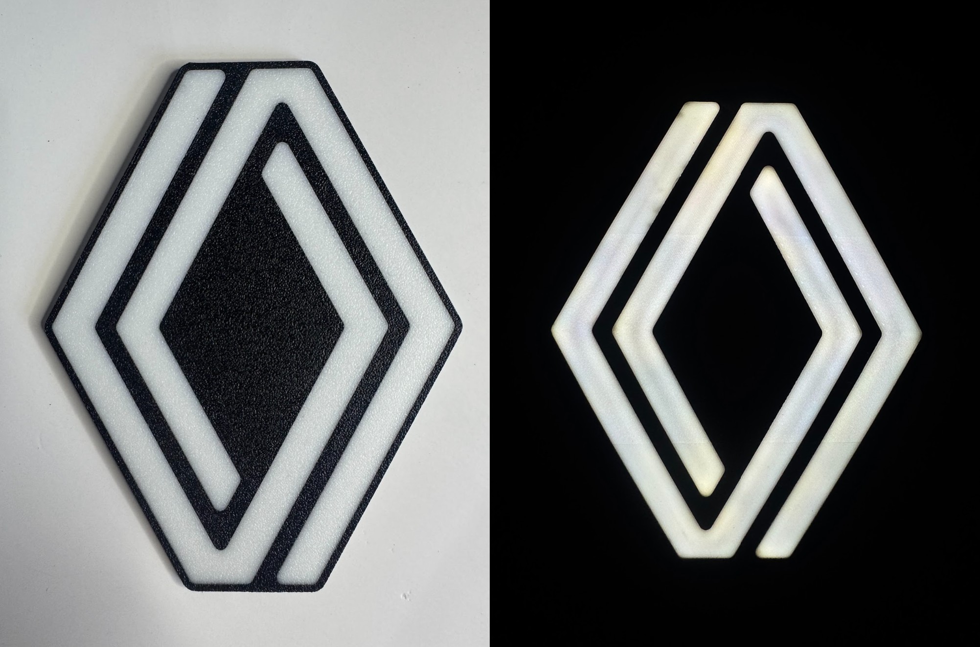 New logo arrière (lumineux ou non) Espace 5 / Espace V