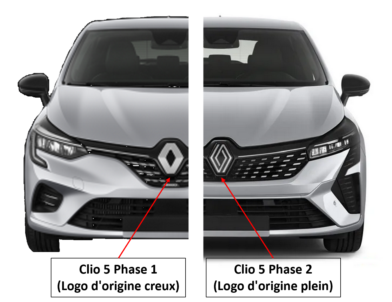 New logo avant lumineux Clio 5 / Clio V