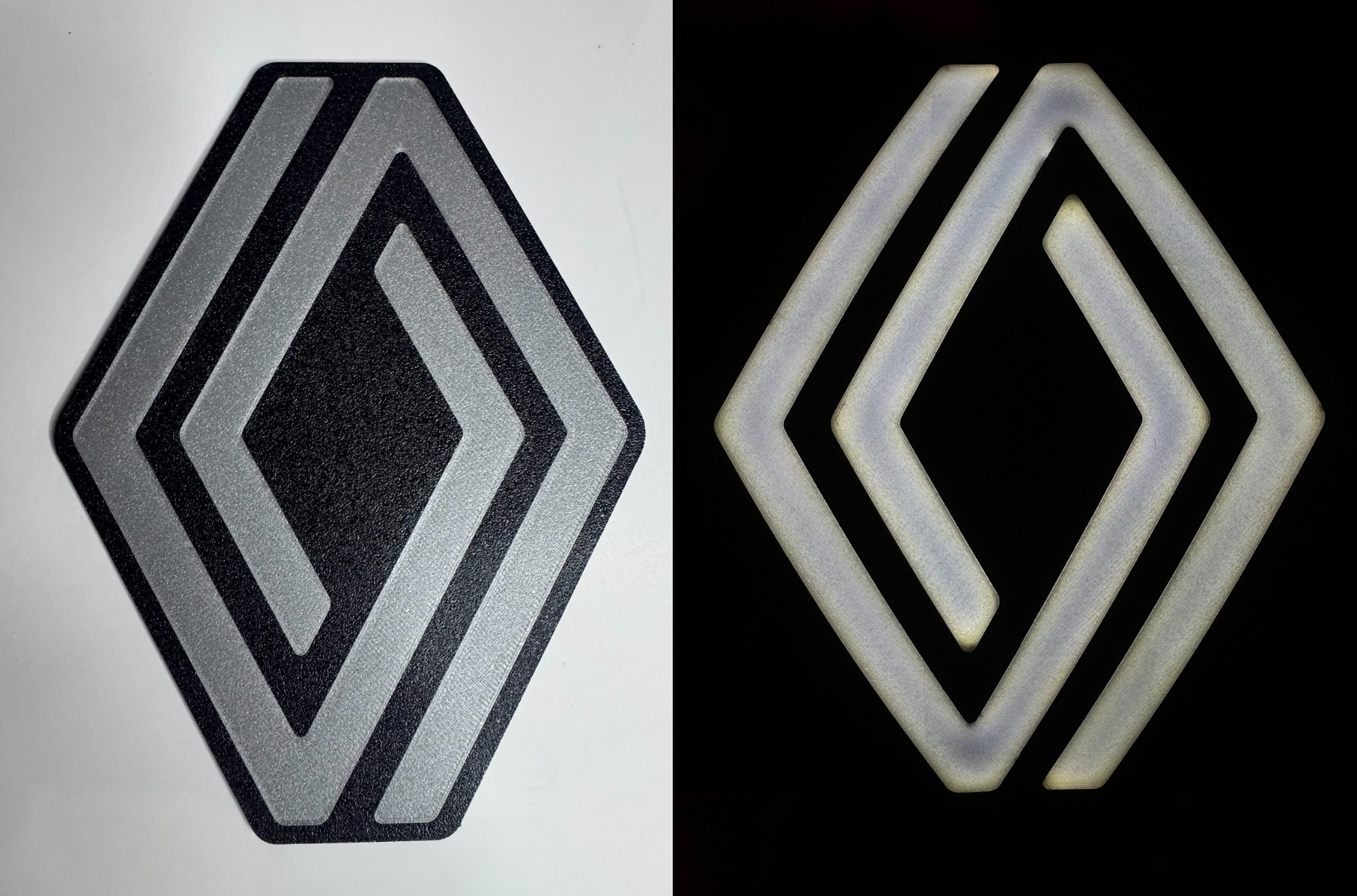 New logo avant (lumineux ou non) Captur