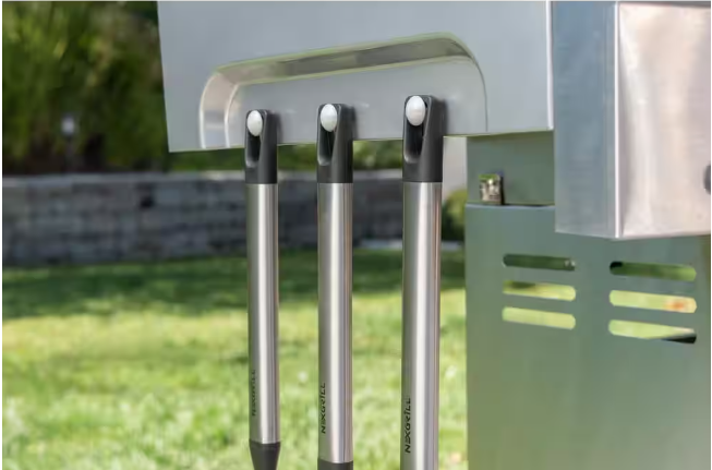 8-Piece Stainless Steel Grill Tool Set