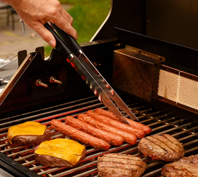 Stainless Steel BBQ Tool Set (3-Piece)