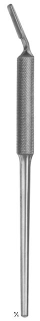 Scalpel Handle No.3 Angled Solid