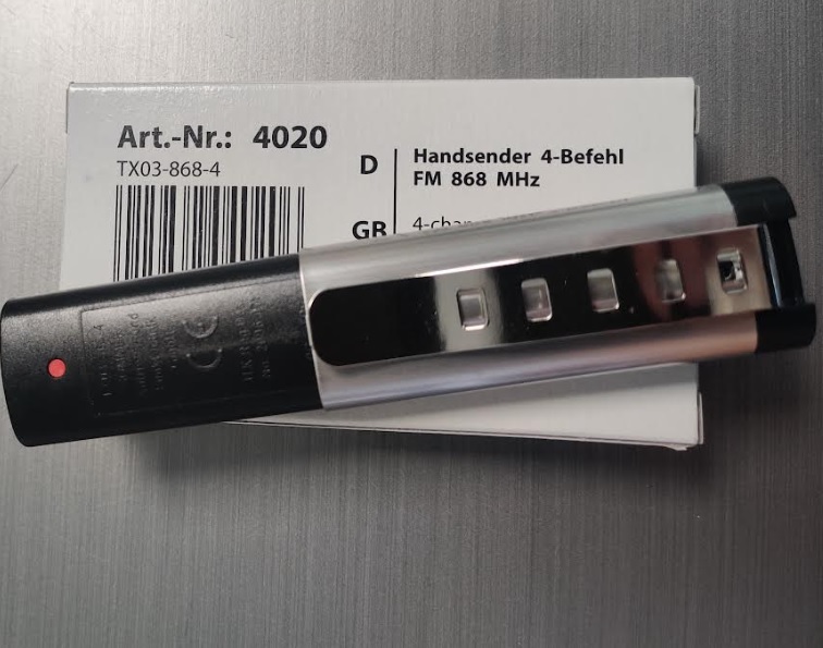 Nuotolinio valdymo pultas SOMMER 4020 (868 MHz) 4013 (433 MHz)