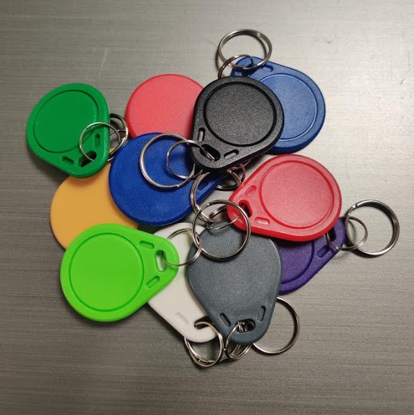 RFID Mifare elektroninis raktas, žetonas pakabukas