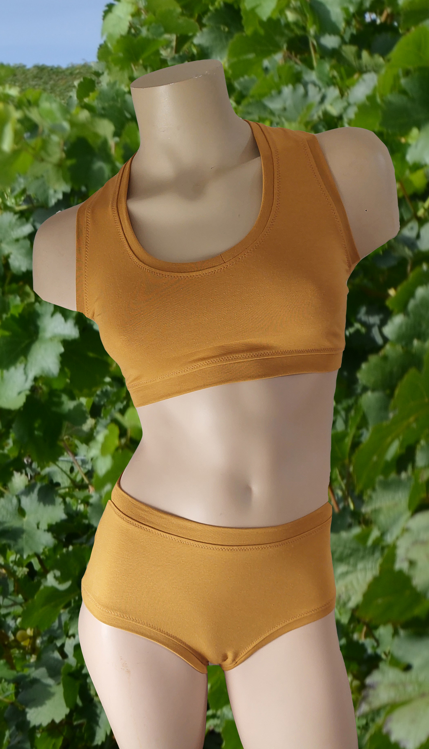 BIO Highwaist-Slip "Goldenes Korn"