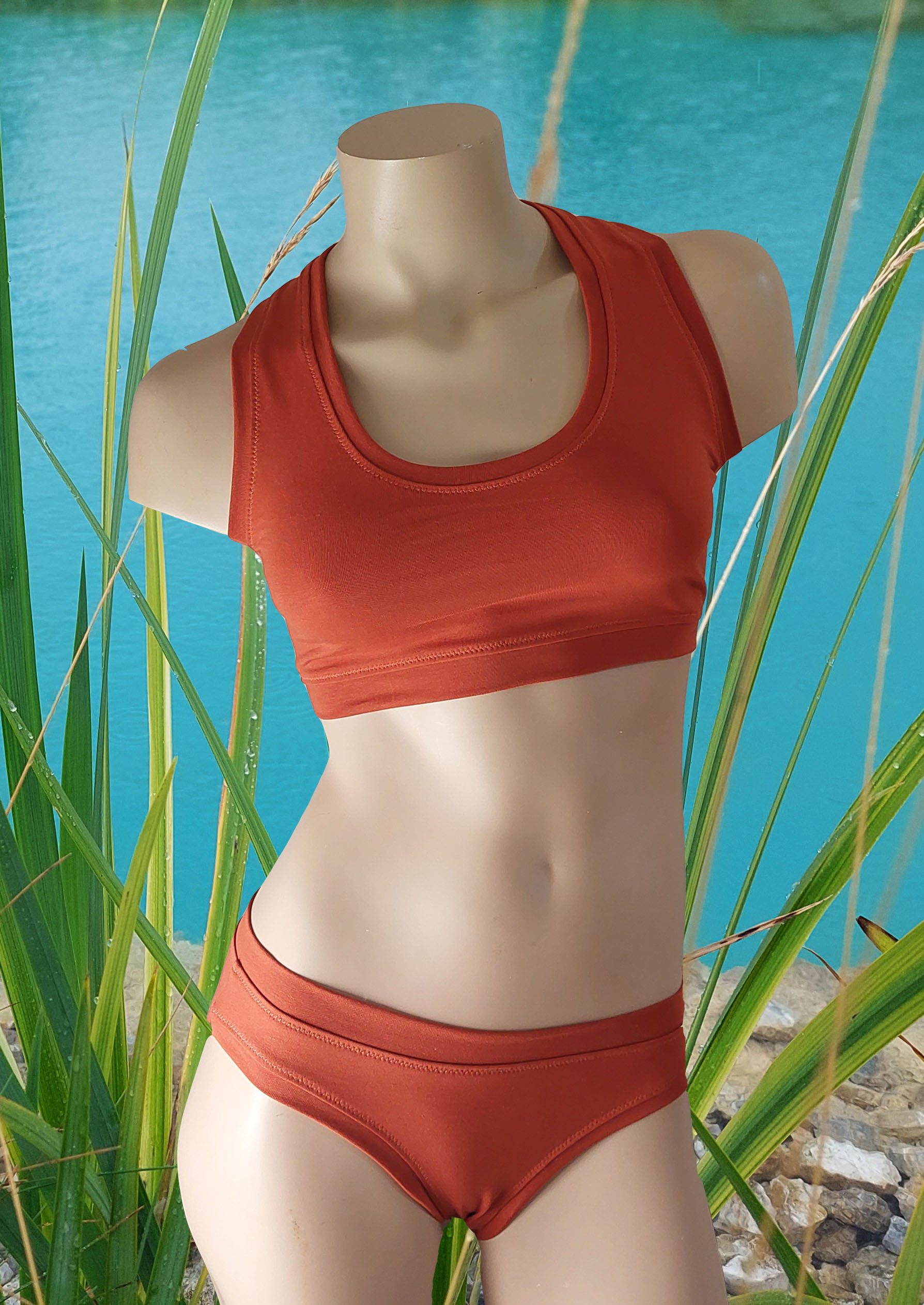 BIO Sport BH "Rostiger Kürbis"