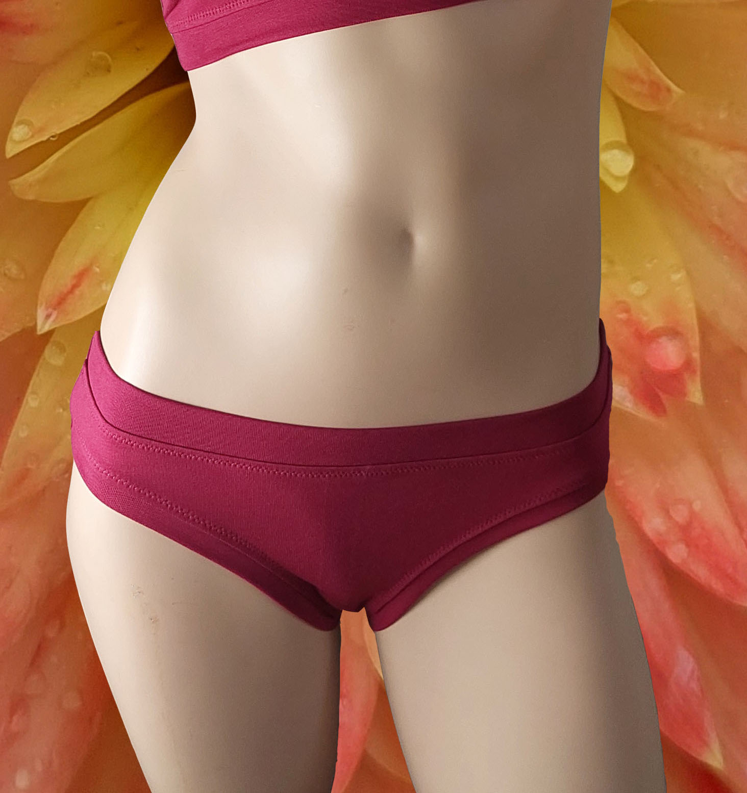 BIO Hüftslip "Rote Rebe"