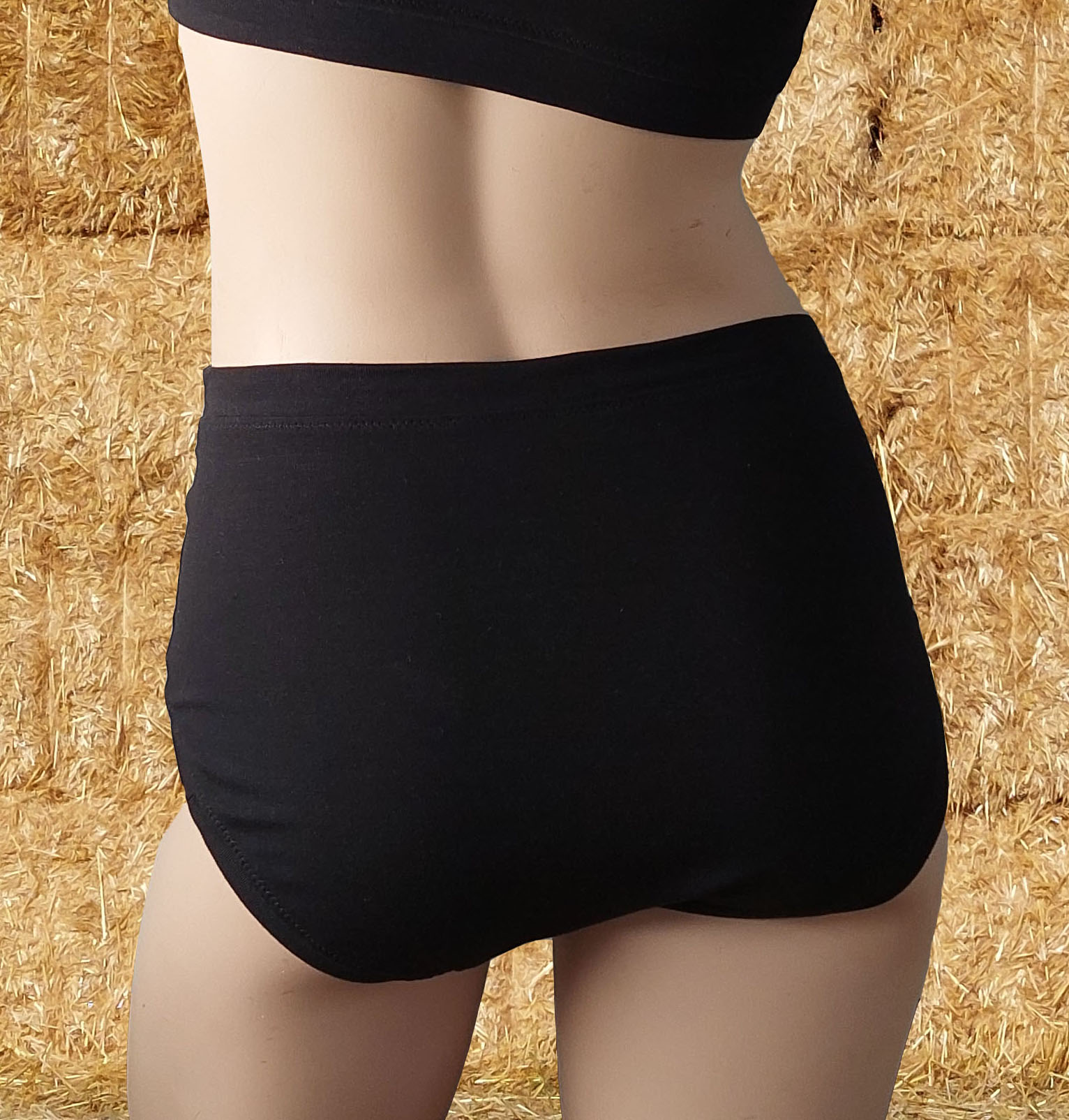 BIO Highwaist-Slip "Schwarze Erde"