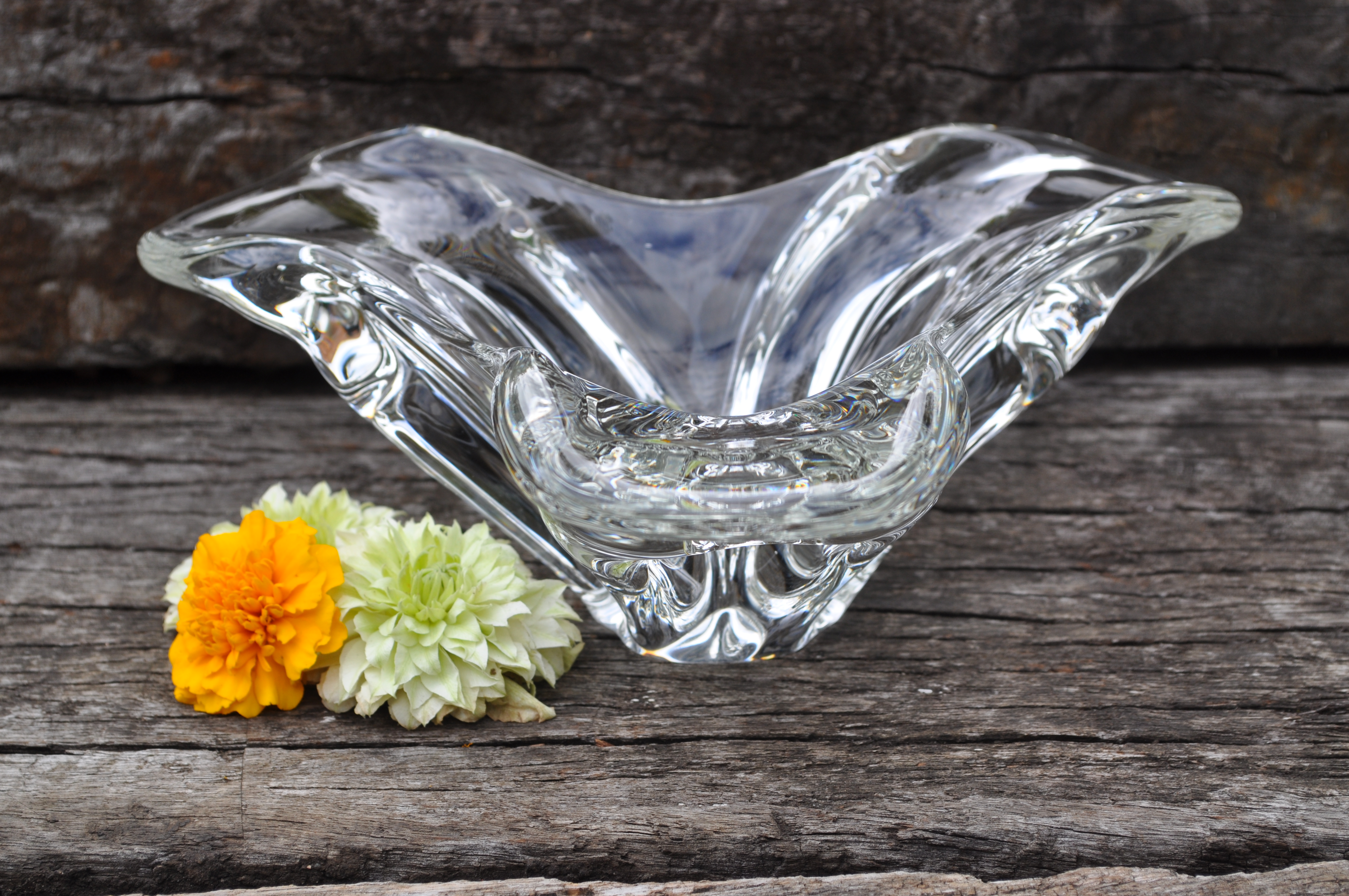 Vintage Czech Chribska Sculptural Bowl 