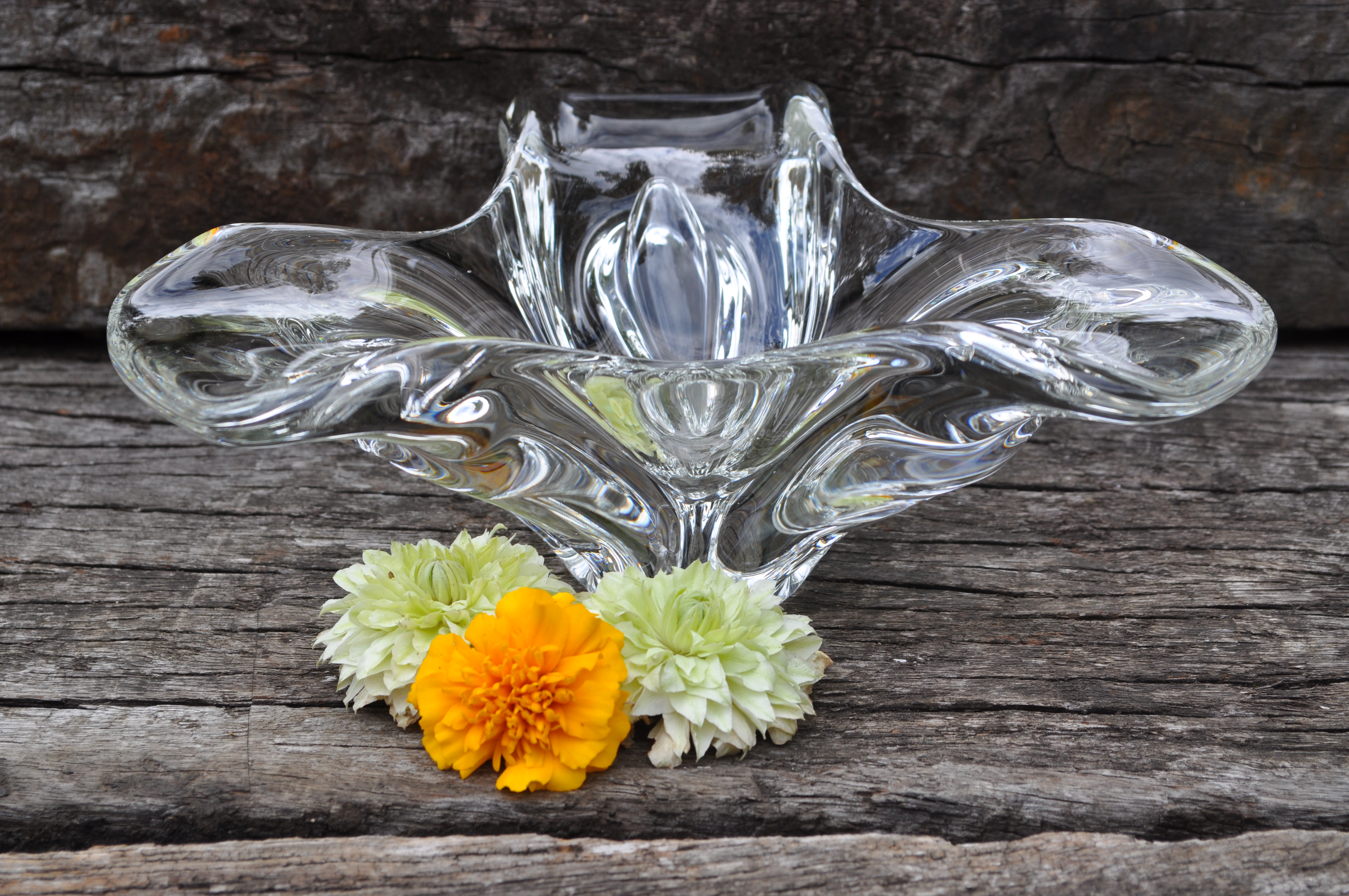 Vintage Czech Chribska Sculptural Bowl 