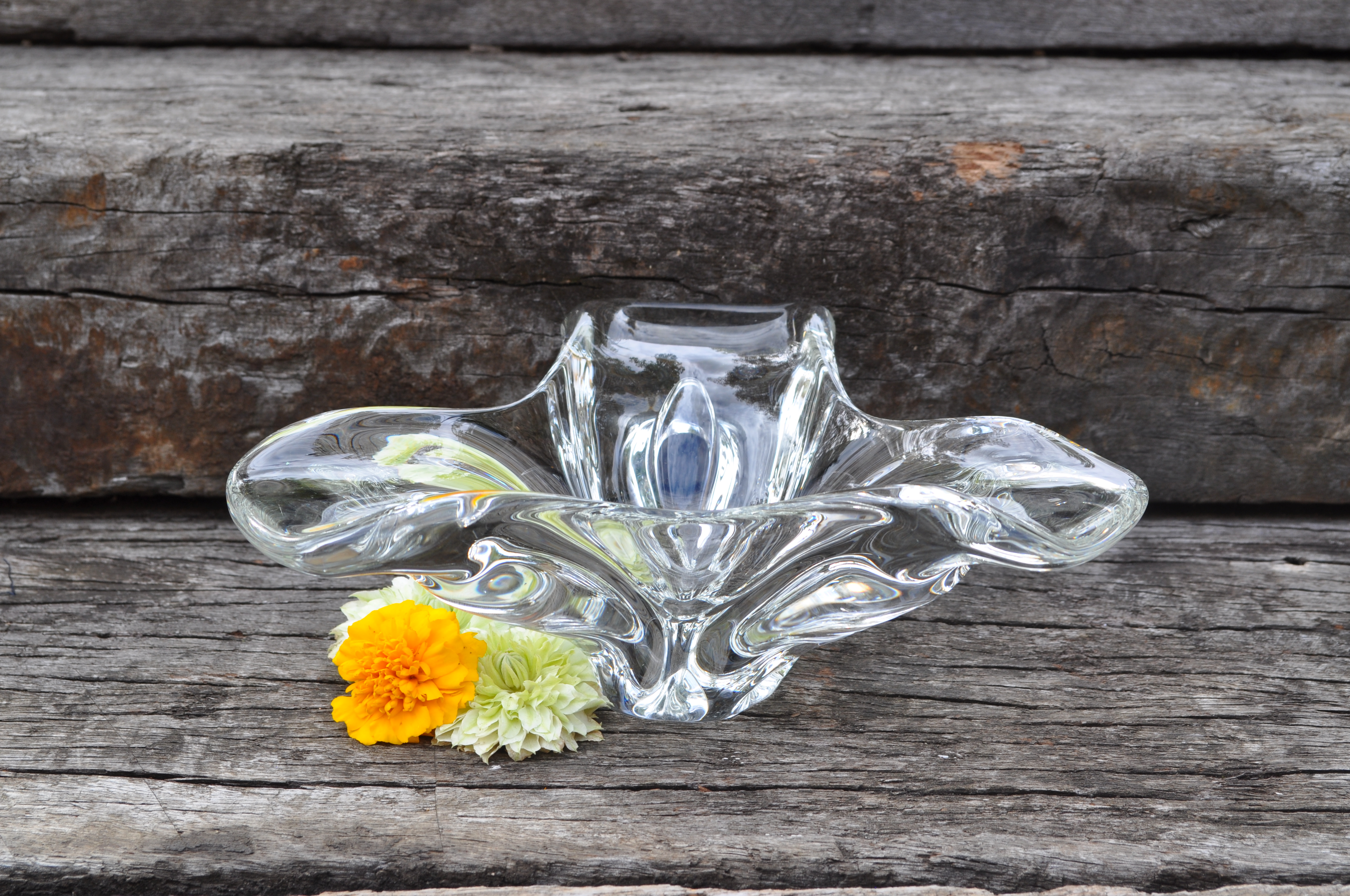 Vintage Czech Chribska Sculptural Bowl 