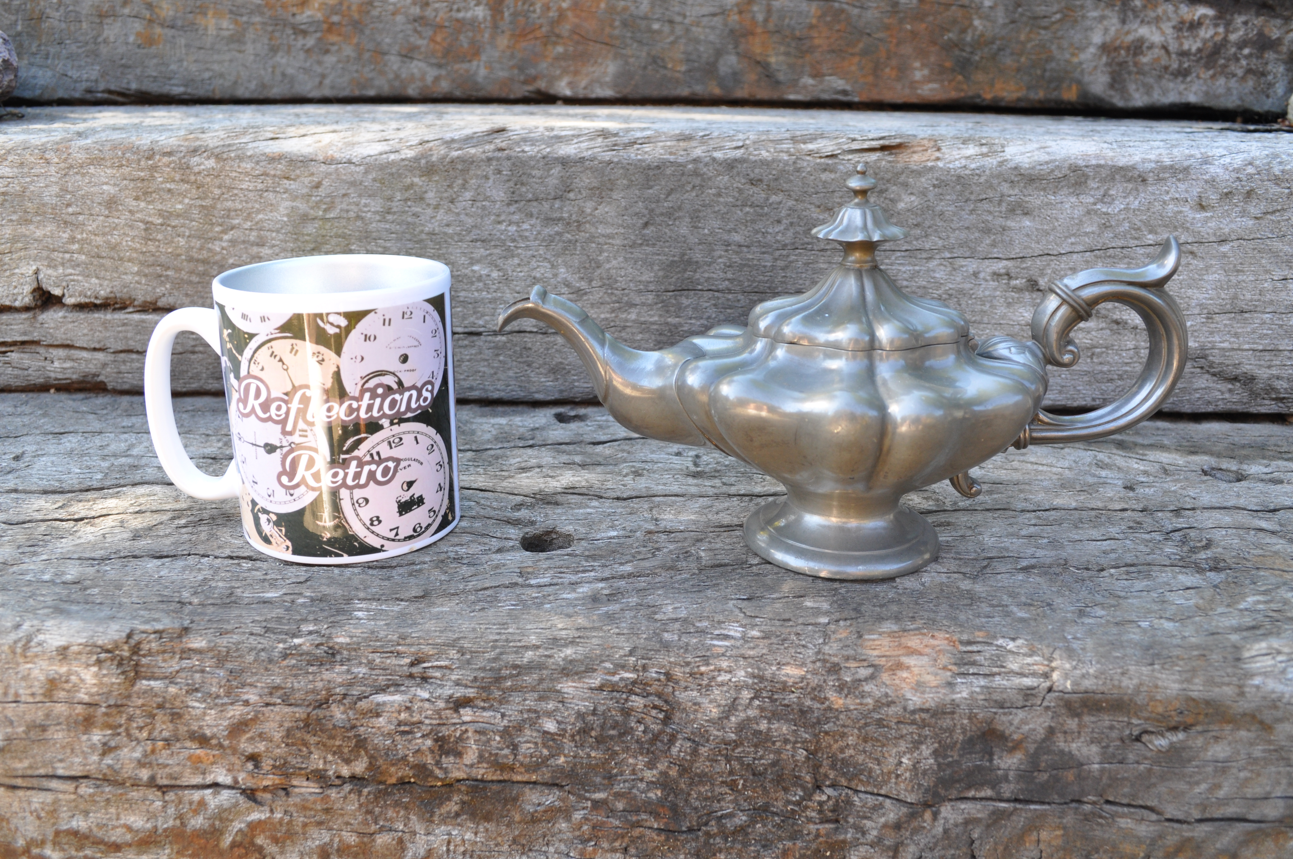 Antique Pewter Genie Lamp Bachelor Teapot By Shaw & Fisher