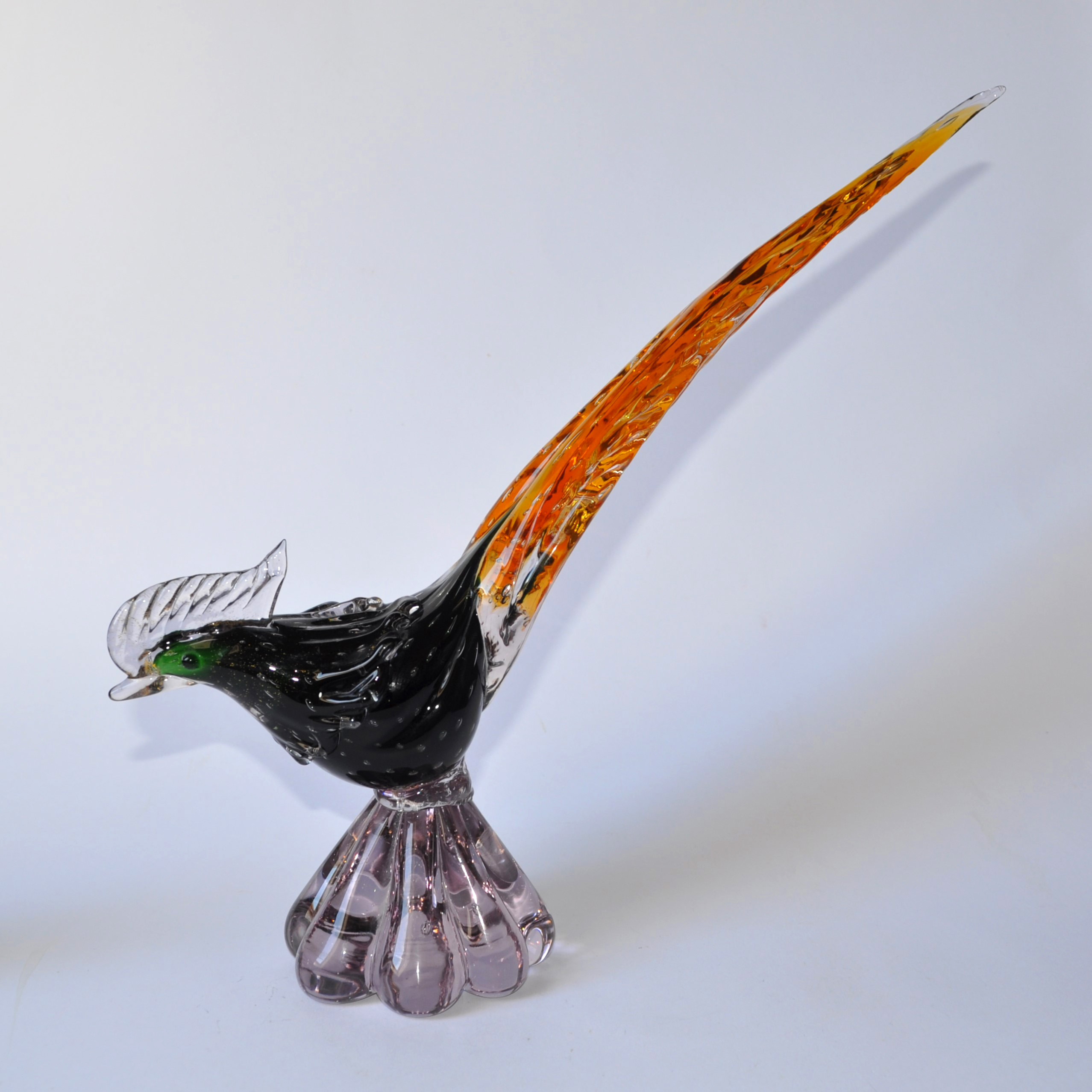 Vintage Murano Glass Pheasent