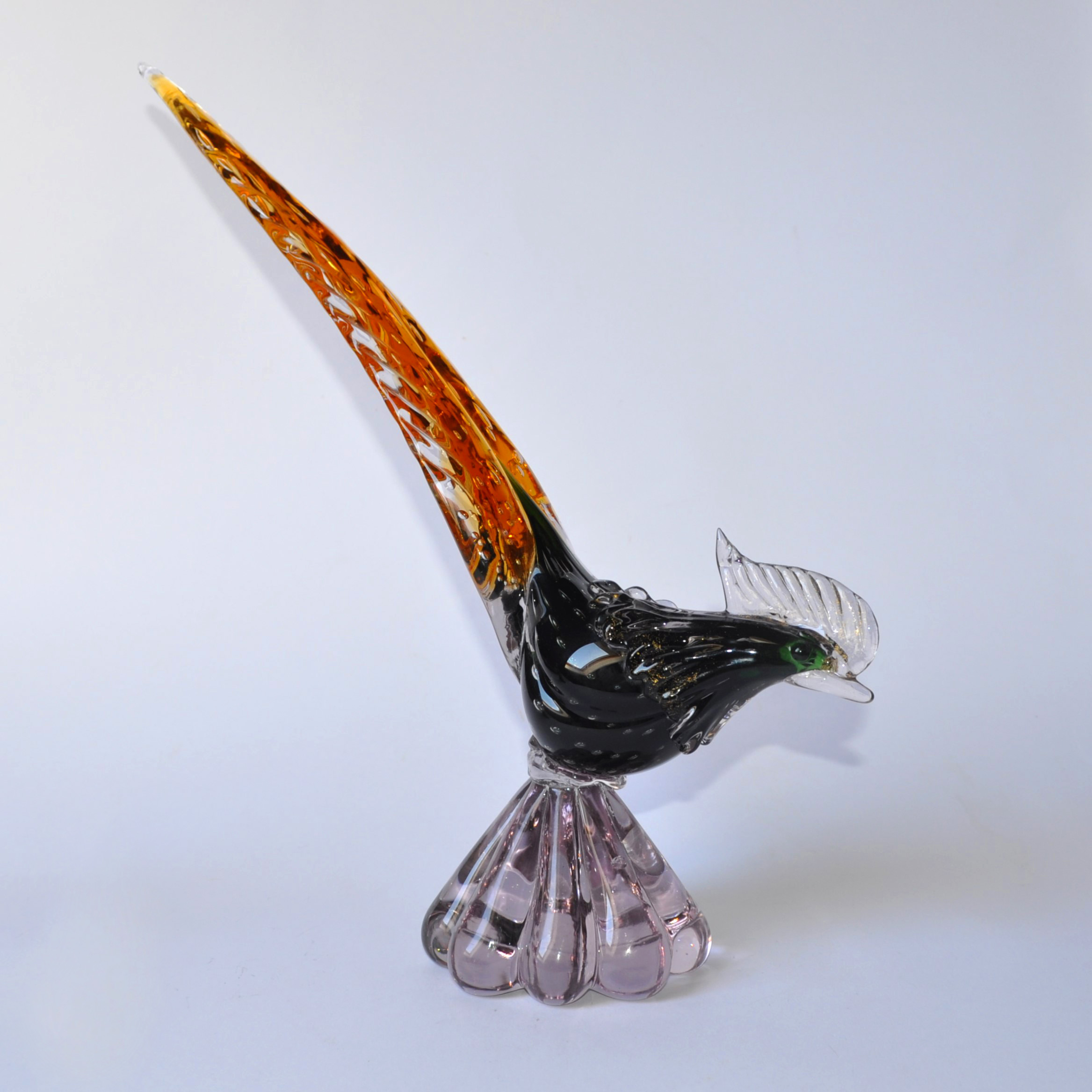 Vintage Murano Glass Pheasent