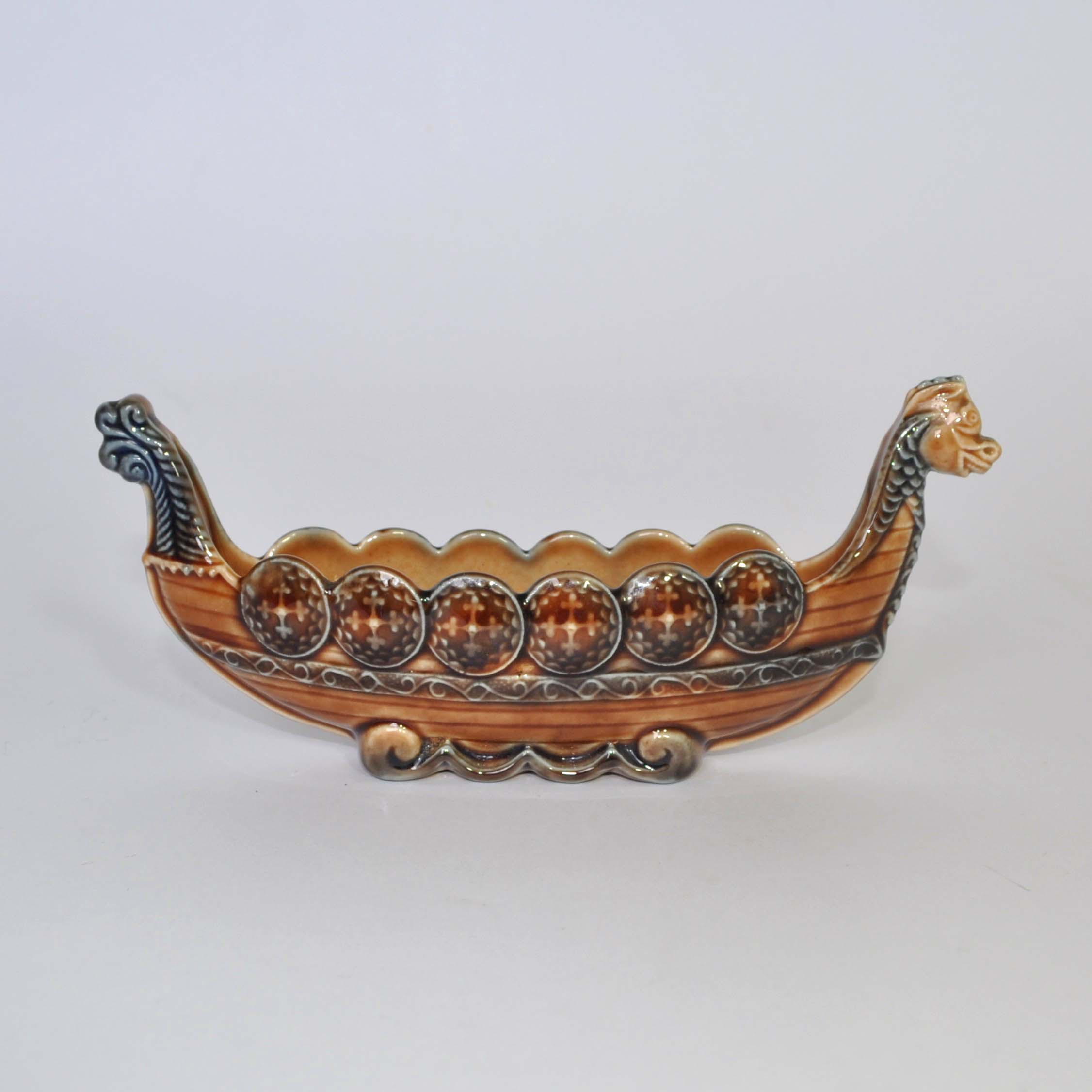 Vintage Wade Viking Longboat Bowl in Original Box