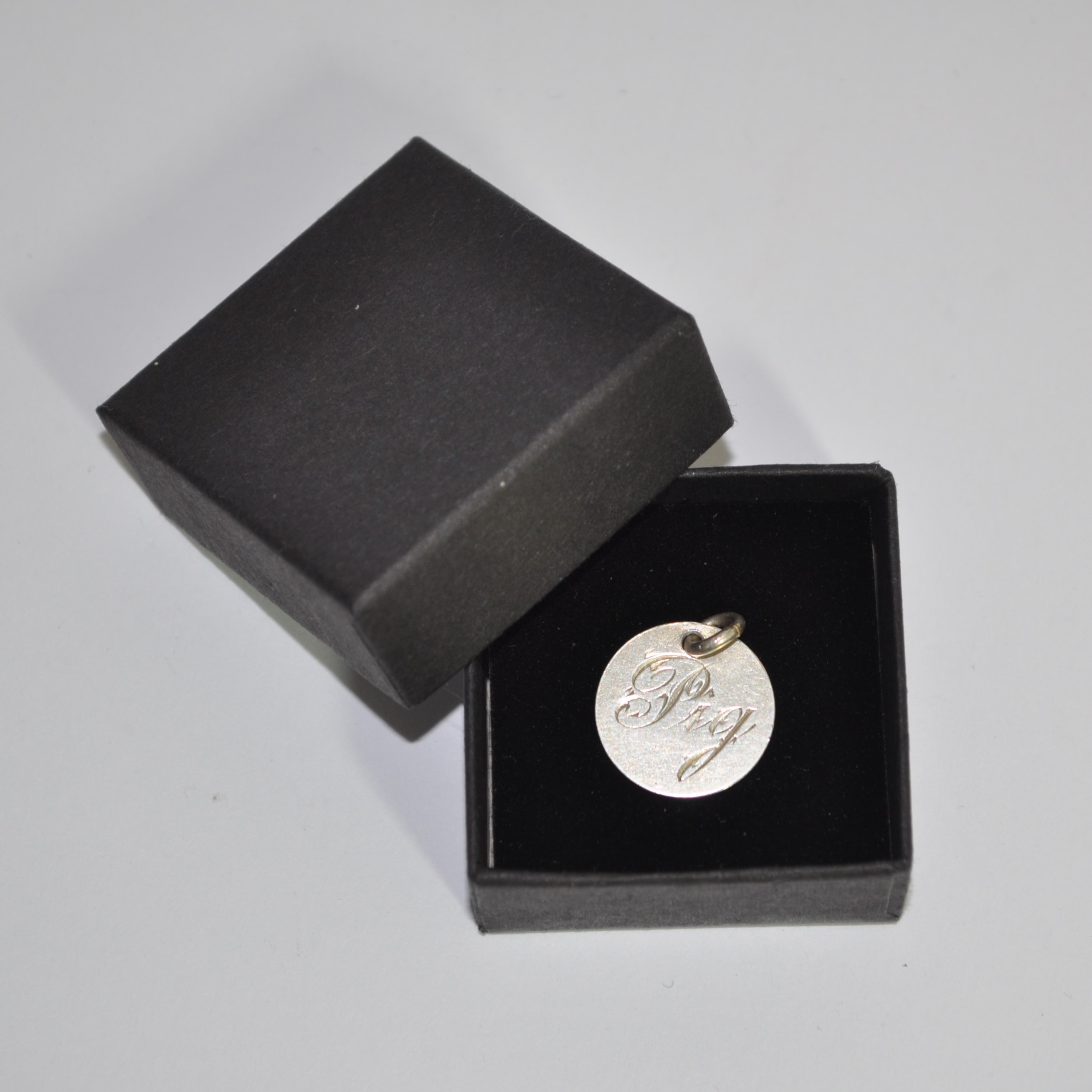 Antique Silver Charm "Pig" Sixpence Queen Victoria 