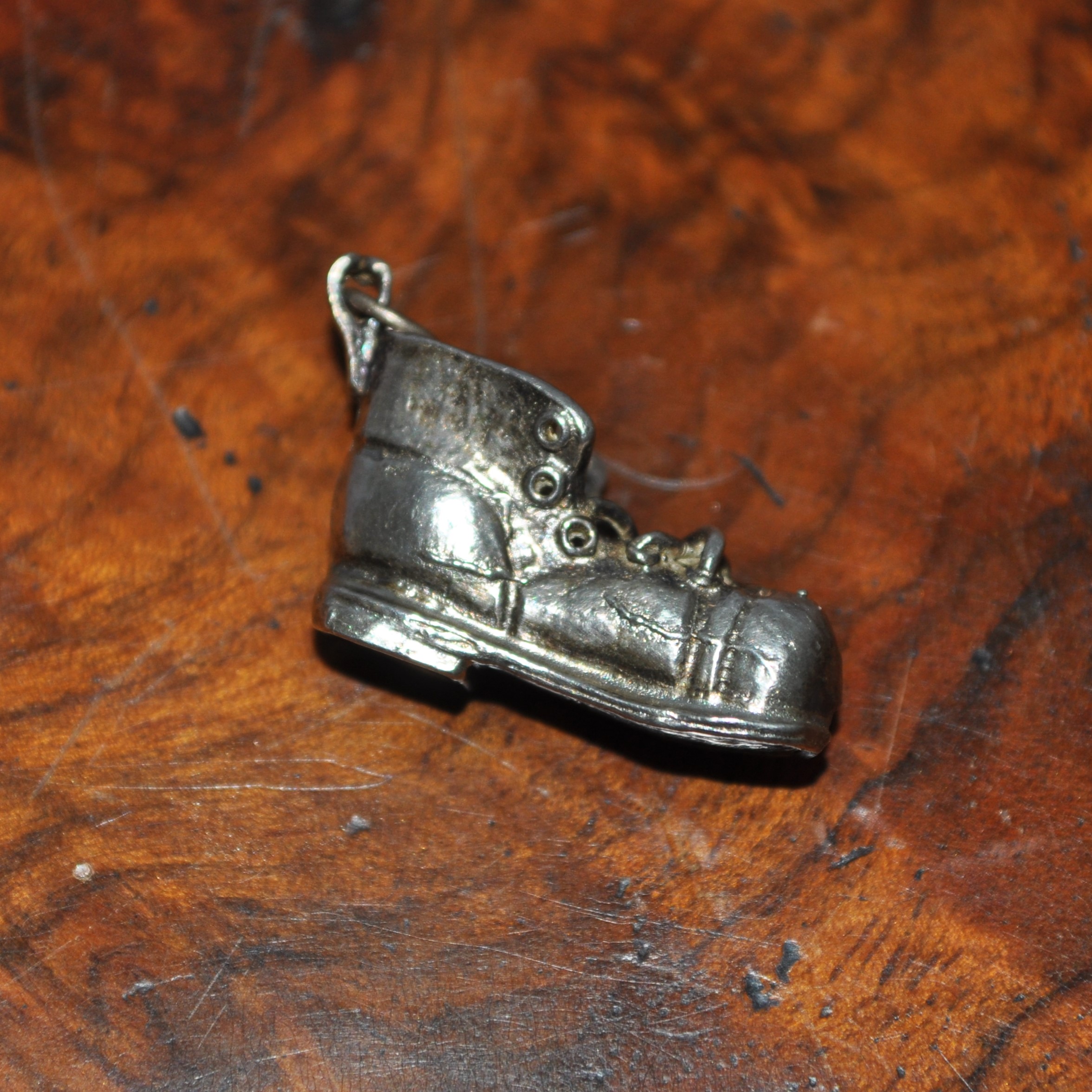 Vintage Silver Boot Charm