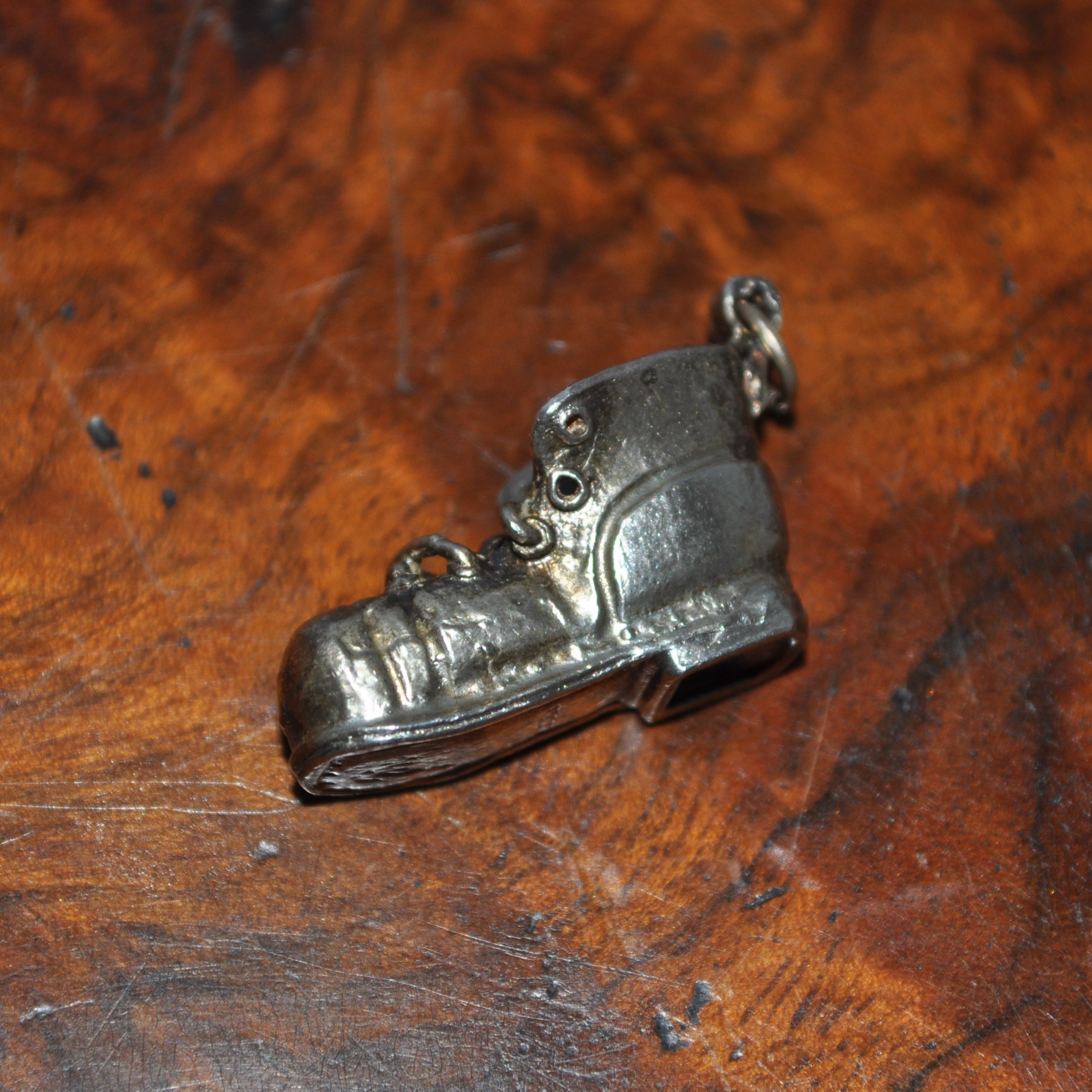 Vintage Silver Boot Charm