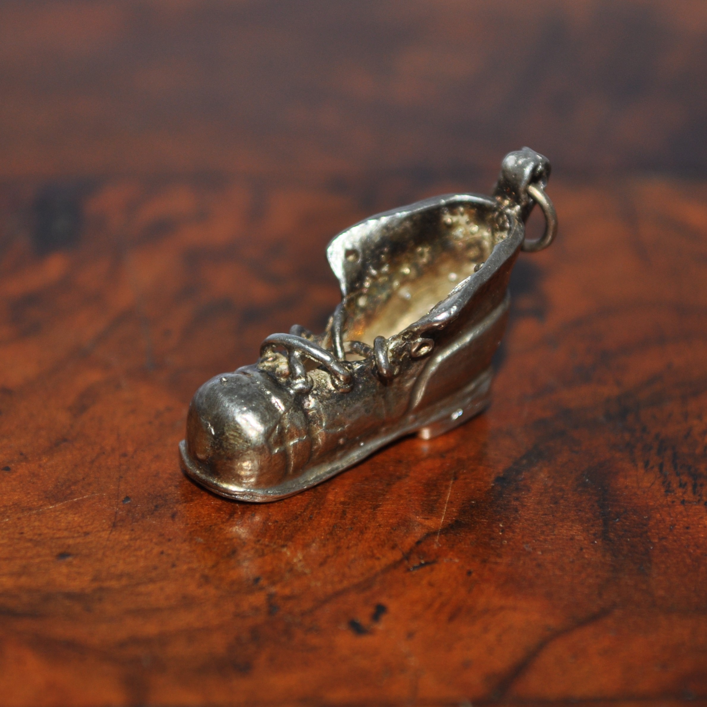 Vintage Silver Boot Charm
