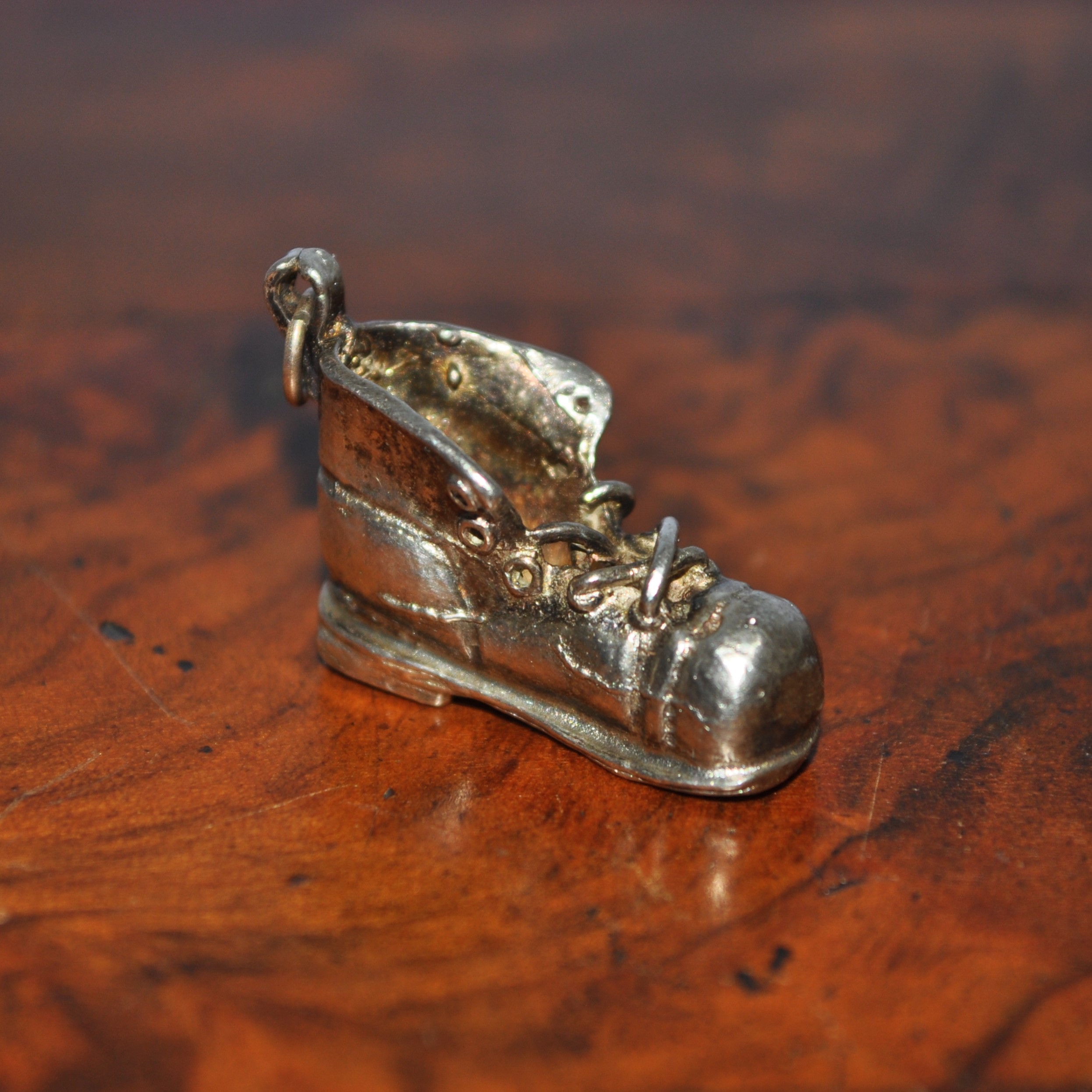 Vintage Silver Boot Charm