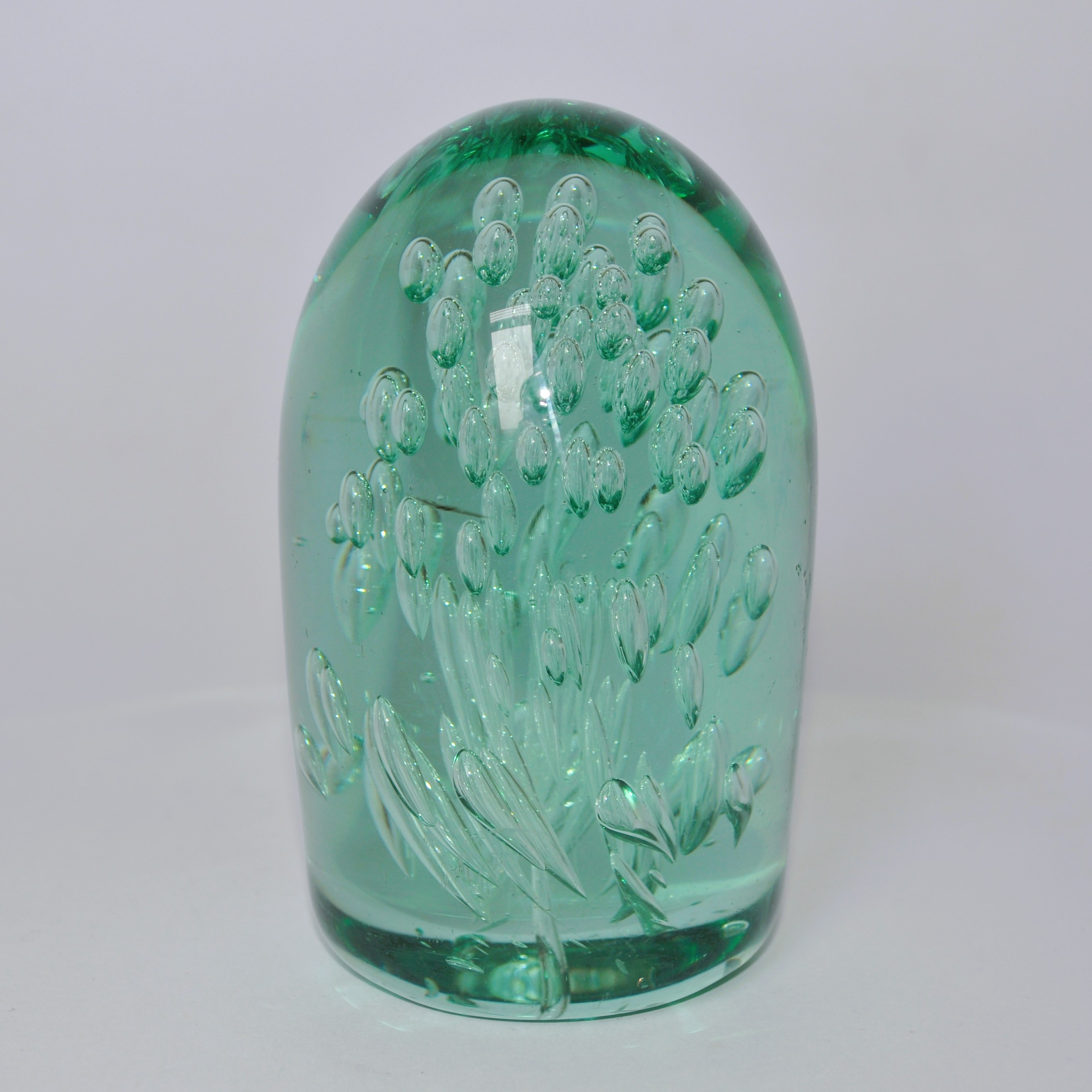 Antique Glass Dump Weight / Paperweight / Doorstop