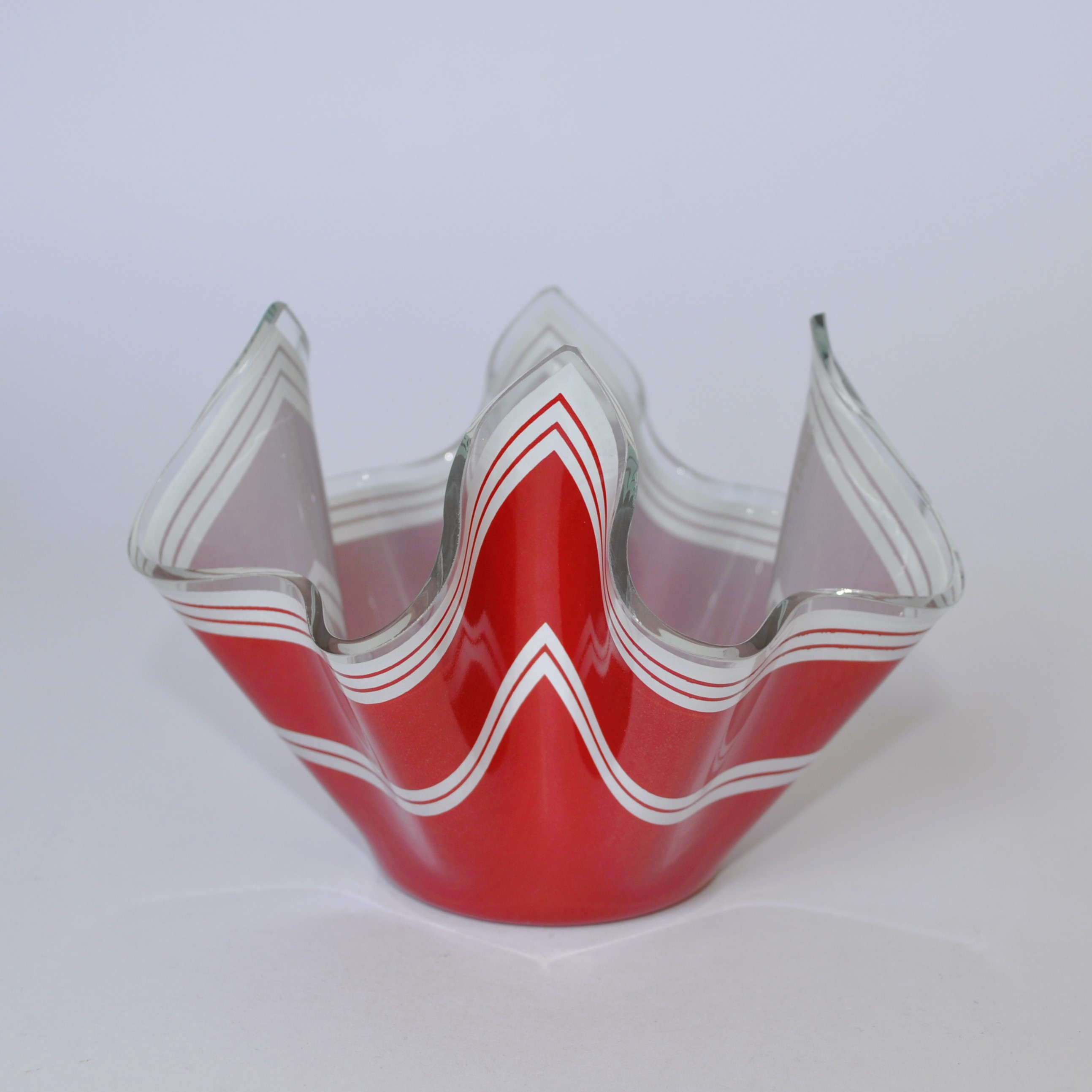 Chance Glass Handkerchief Posy Vase "Bandel-2"