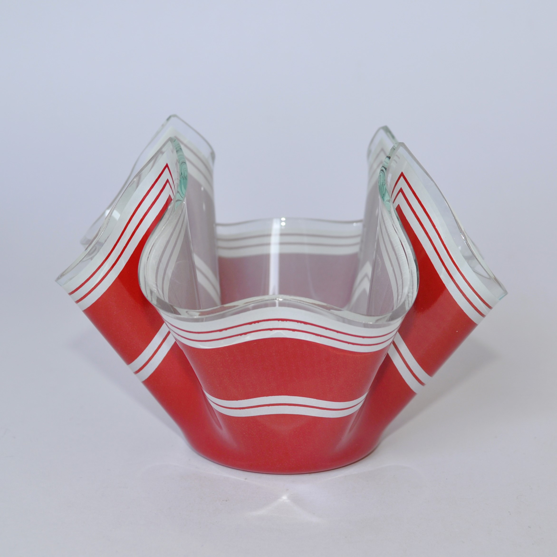 Chance Glass Handkerchief Posy Vase "Bandel-2"